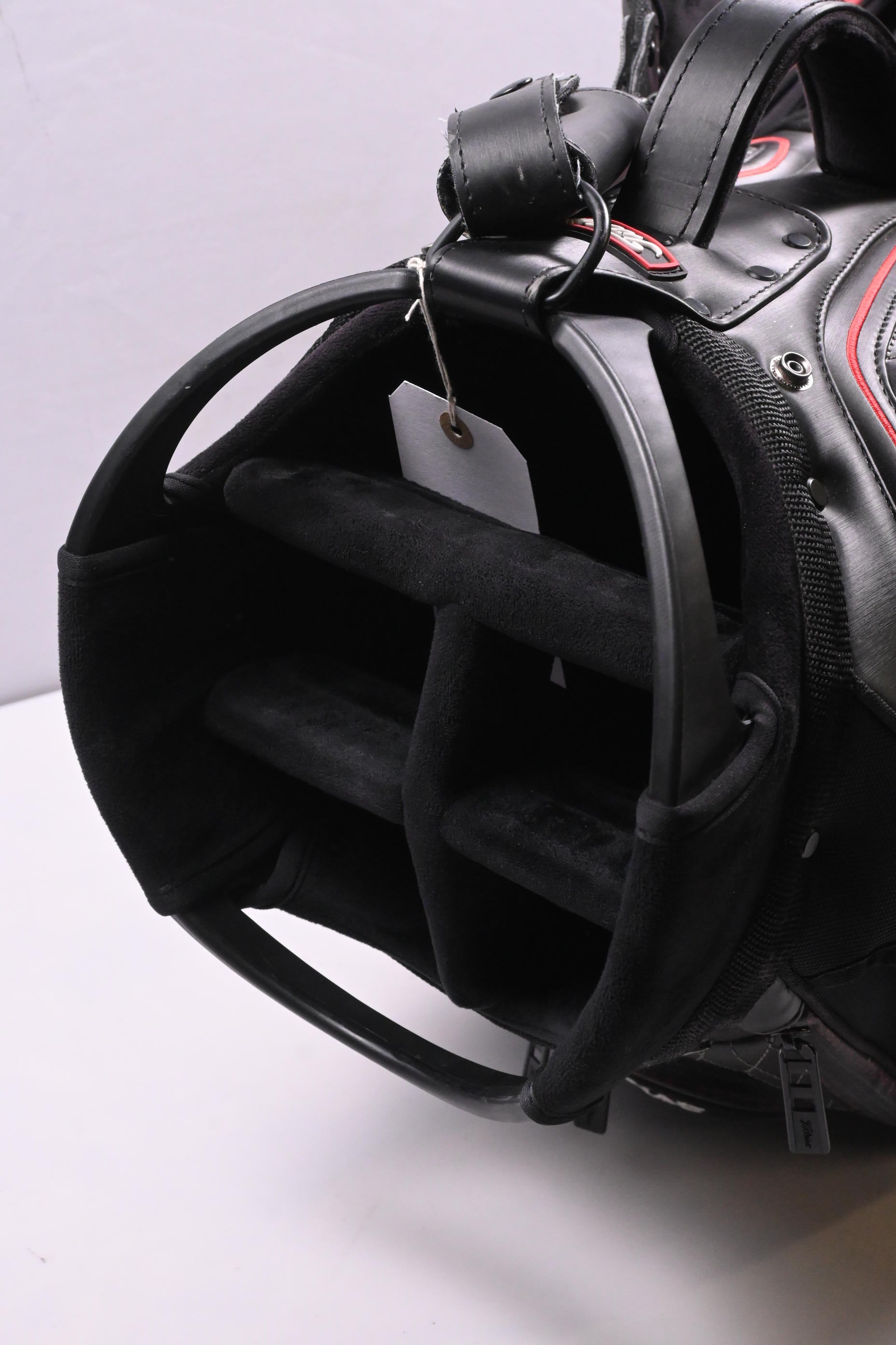 Titleist Staff Tour Bag / 5-Way Divider / Black, Red