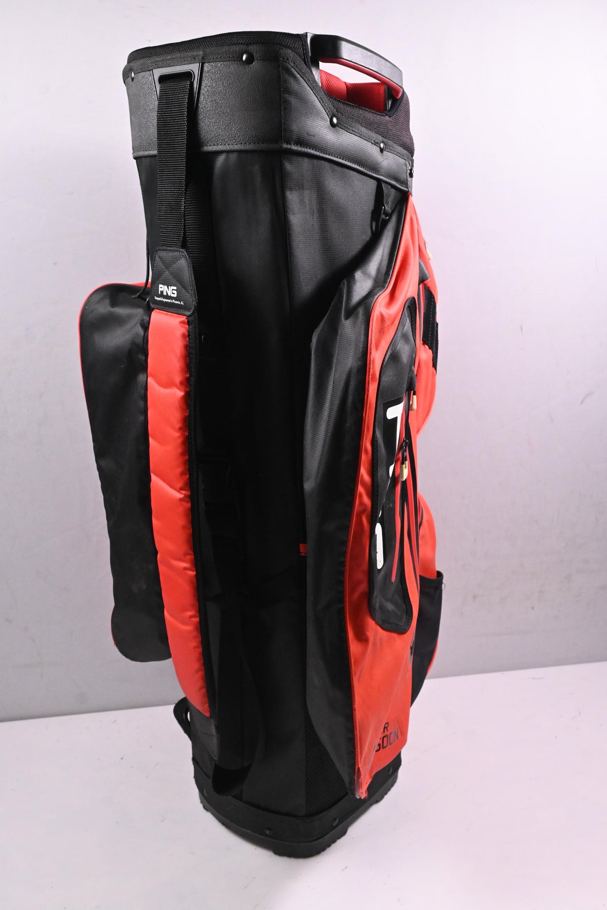 Ping Pioneer Monsoon Cart Bag / 15-Way Divider / Black, Red