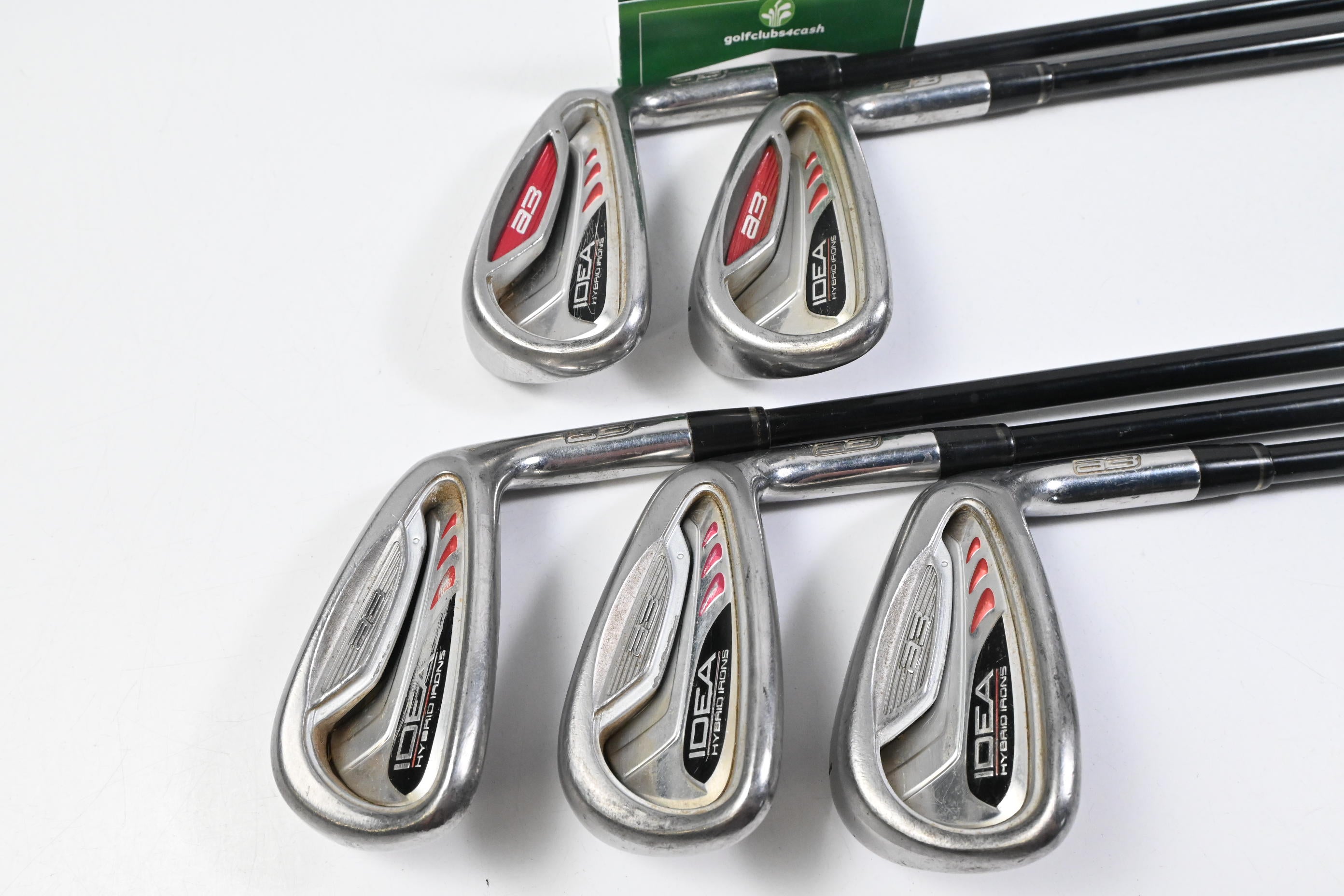 Adams Idea A12 OS Hybrid Combo Irons / 6-PW / Regular Flex Grafalloy Shafts