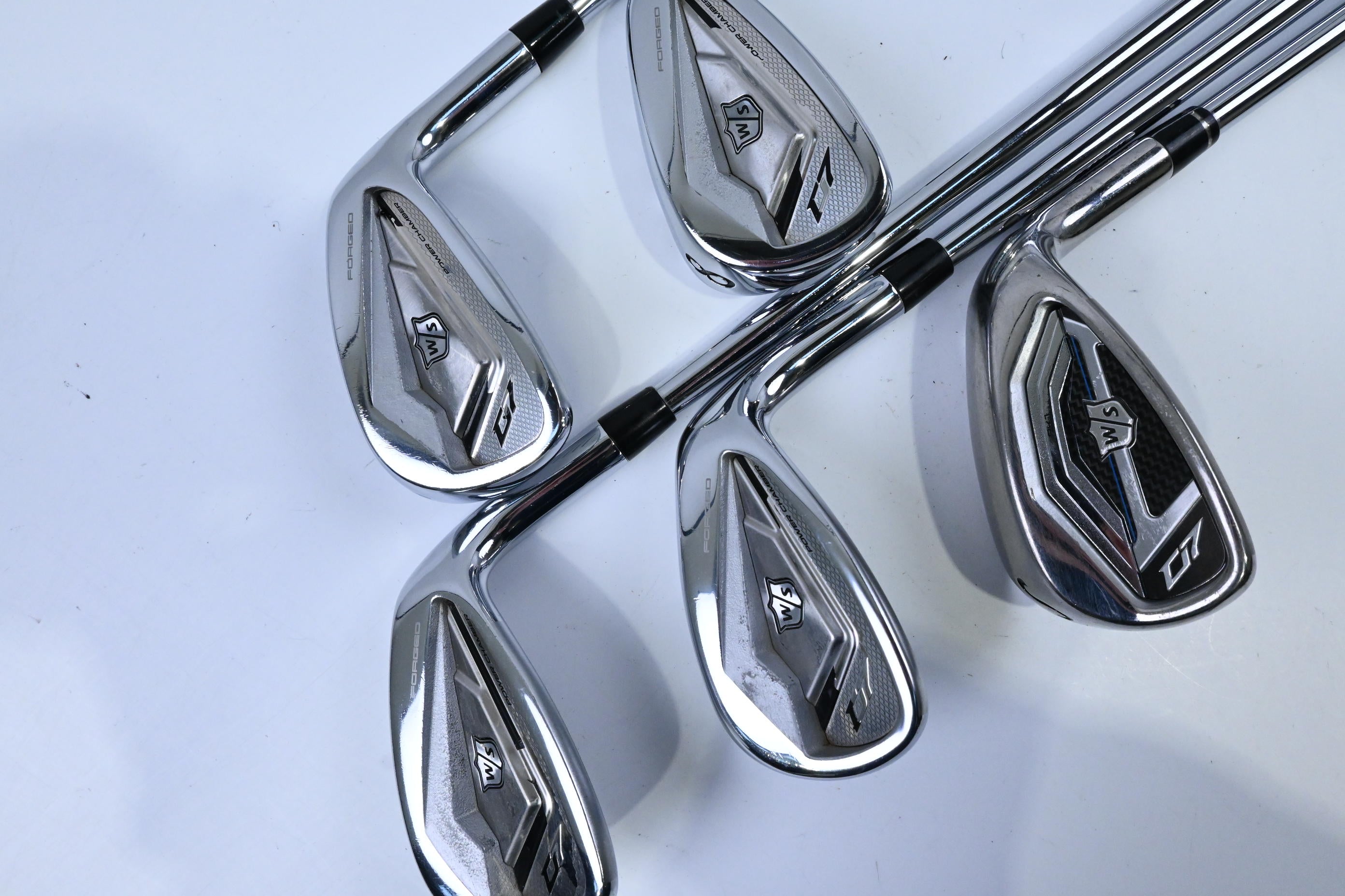 Wilson D7 Forged Irons / 7-PW+SW / Stiff Flex $-Taper Lite 100 Shafts