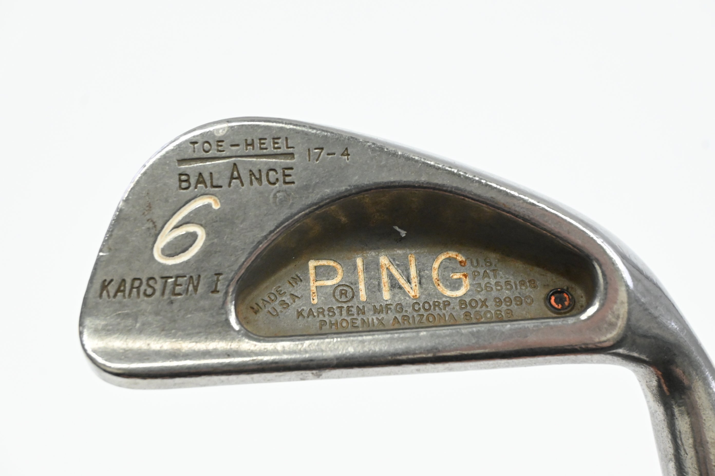 Ping Karsten I #6 Iron / Orange Dot / Stiff Flex Ping Shaft