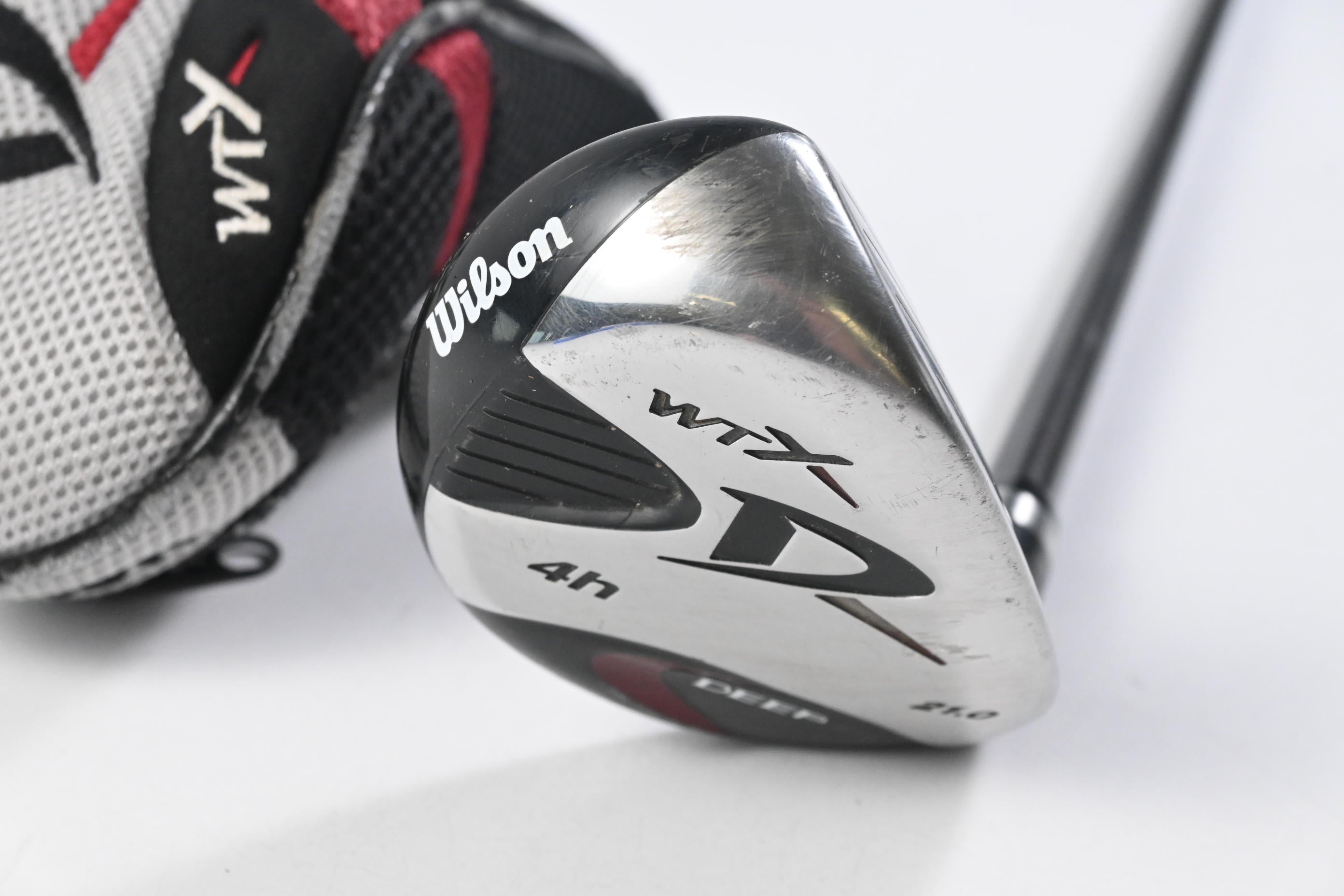 Wilson Deep Red WTX #4 Hybrid / 21 Degree / Senior Flex Wilson WT Shaft