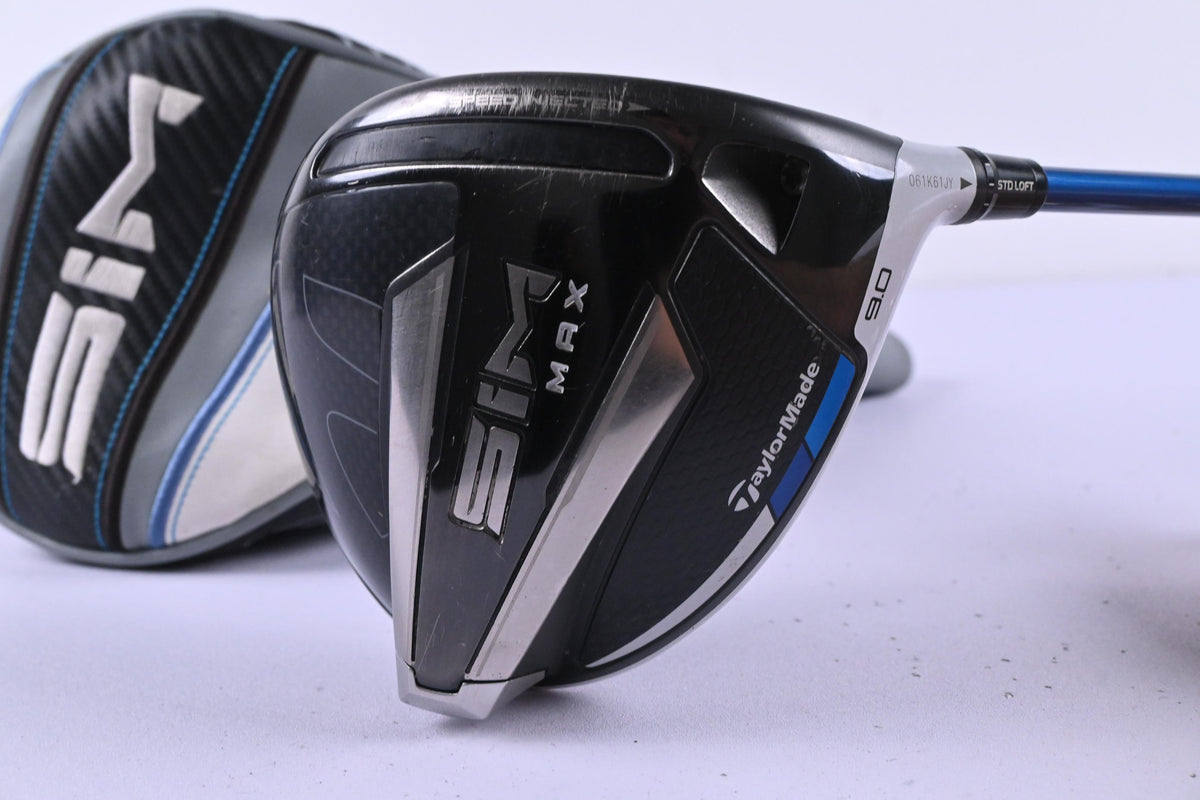 Taylormade SIM Max Driver / 9 Degree / Regular Flex EvenFlow Riptide CB 50 Shaft
