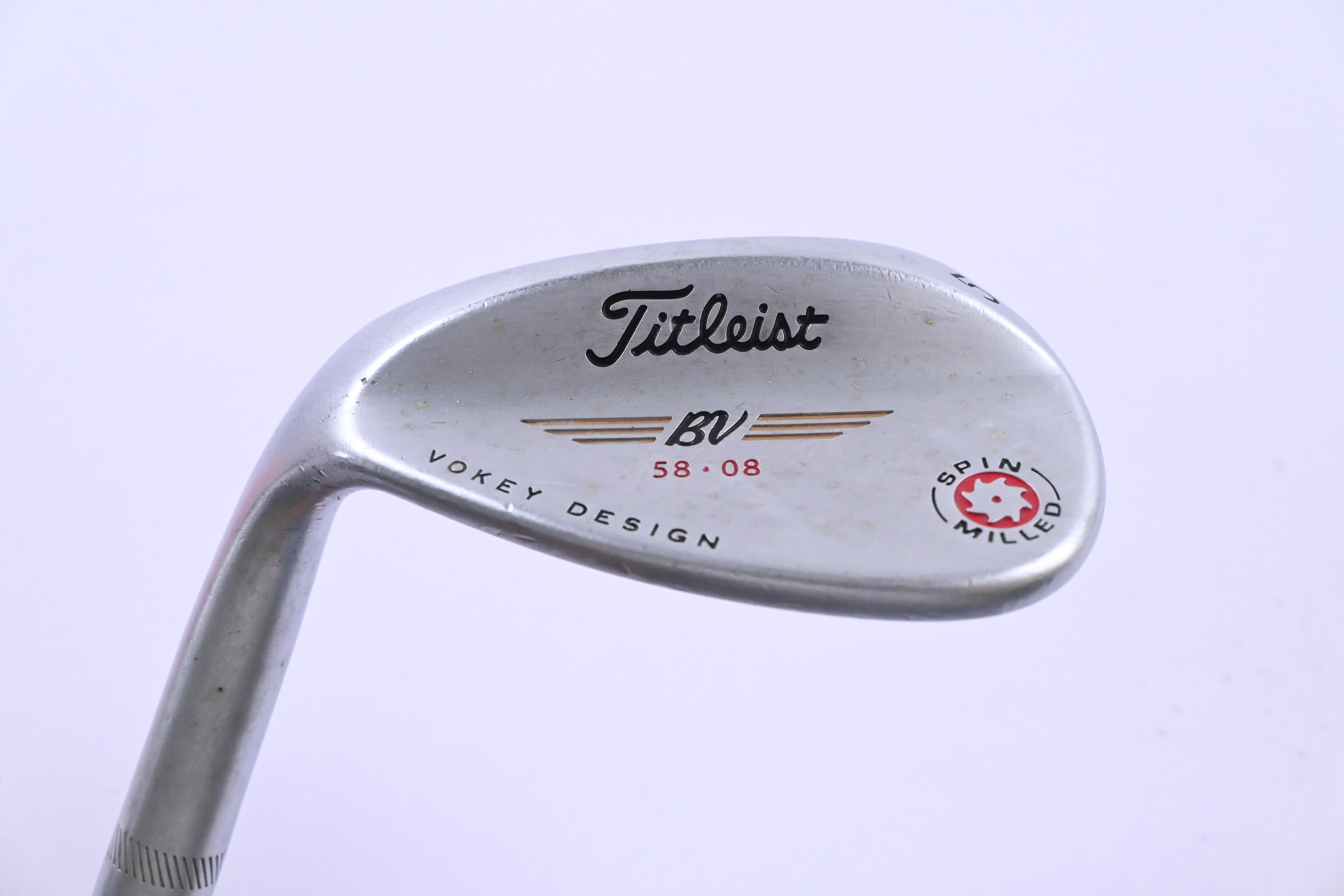 Left Hand Titleist Vokey Spin Milled Lob Wedge / 58 Degree / Wedge Flex Vokey