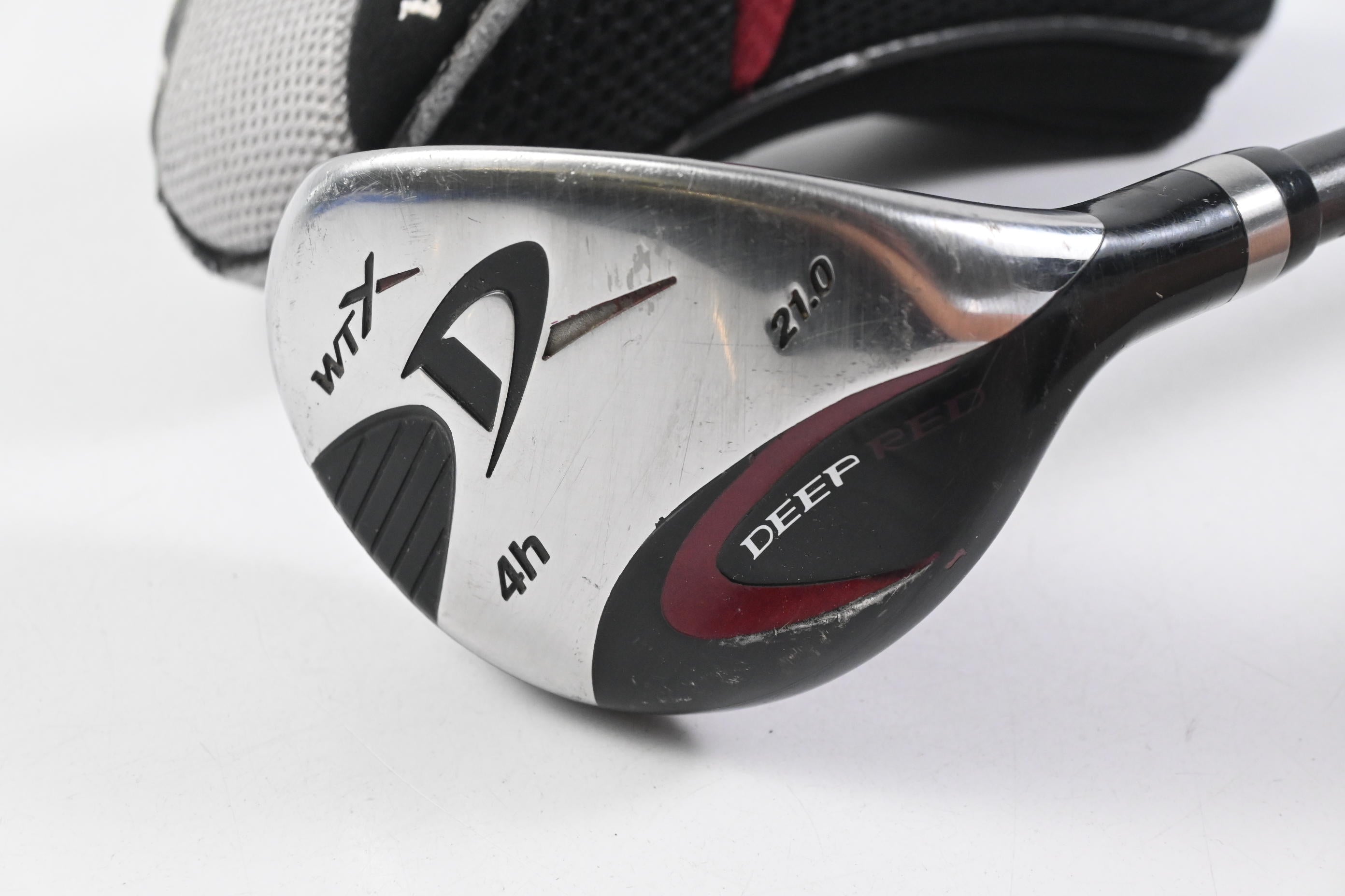 Wilson Deep Red WTX #4 Hybrid / 21 Degree / Senior Flex Wilson WT Shaft