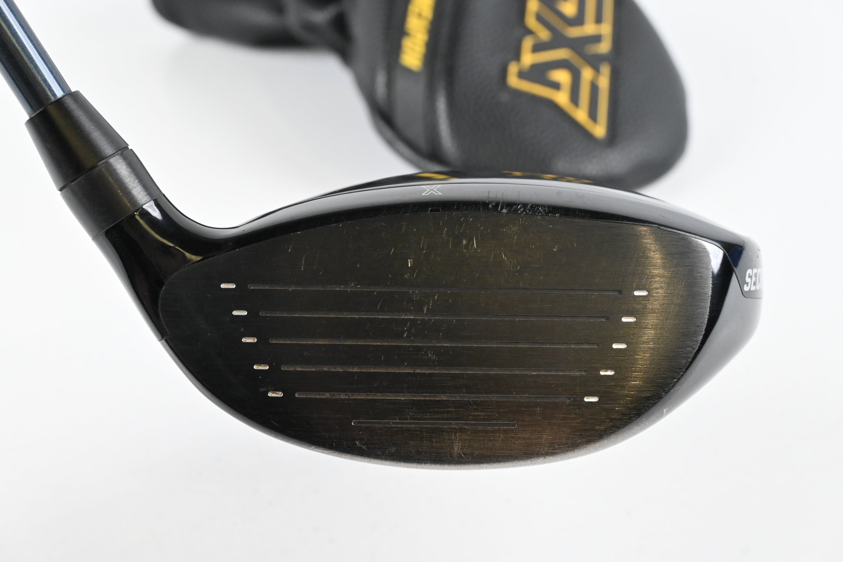 Left Hand PXG Secret Weapon Mini Driver / 13 Degree / Stiff Flex Denali Blue 60