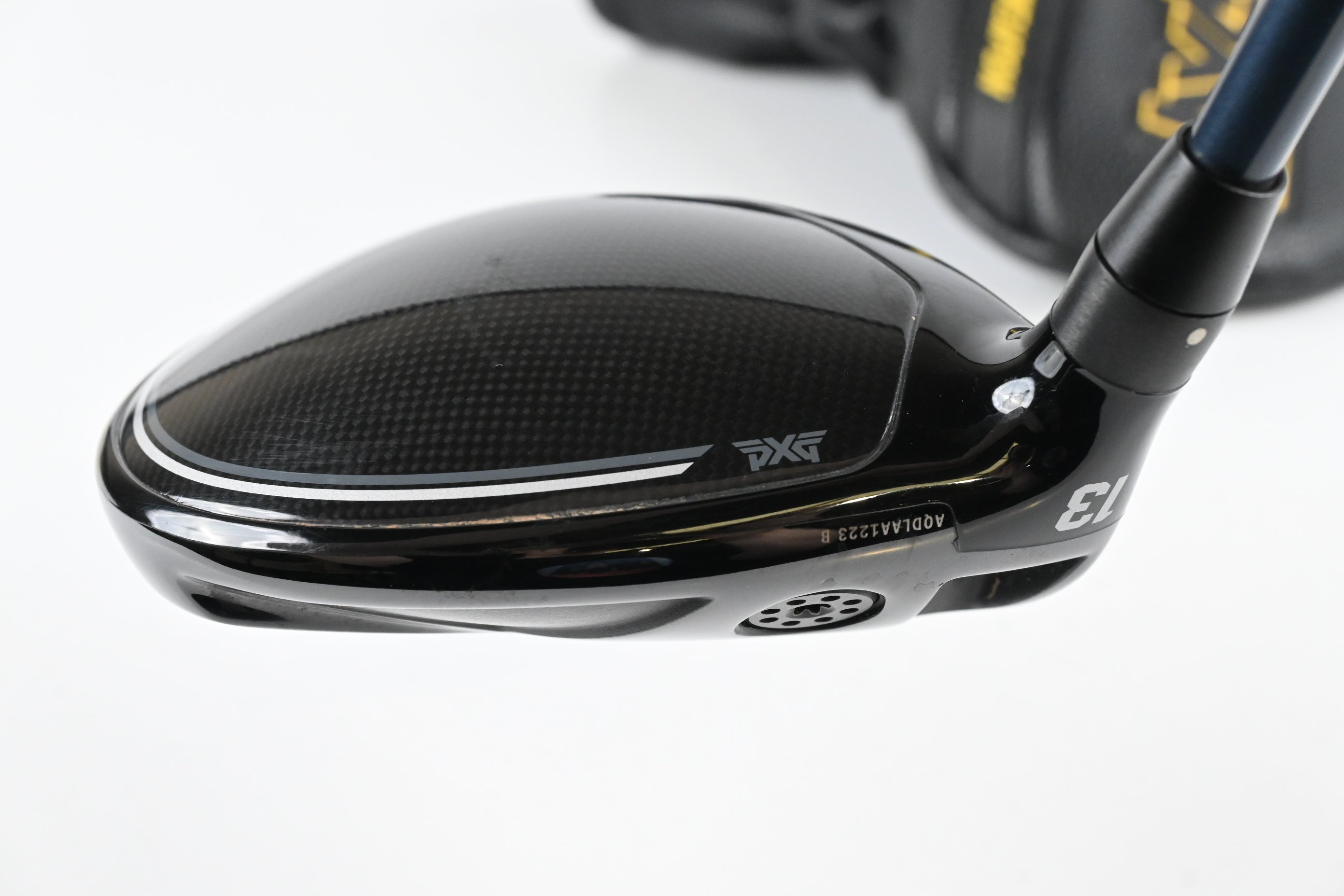 Left Hand PXG Secret Weapon Mini Driver / 13 Degree / Stiff Flex Denali Blue 60