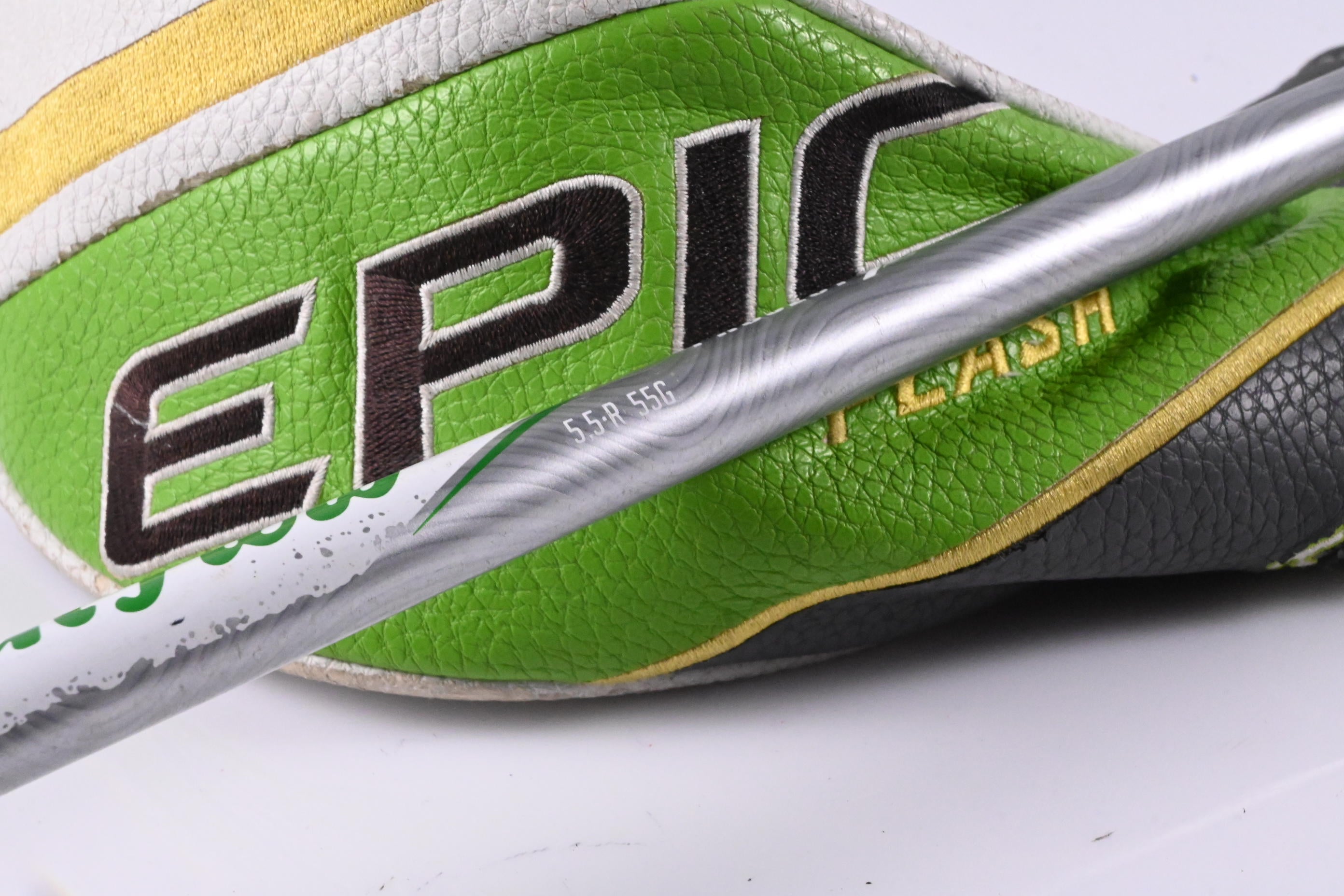 Left Hand Callaway Epic Flash #3 Wood / 15 Degree / Regular Flex EvenFlow Green