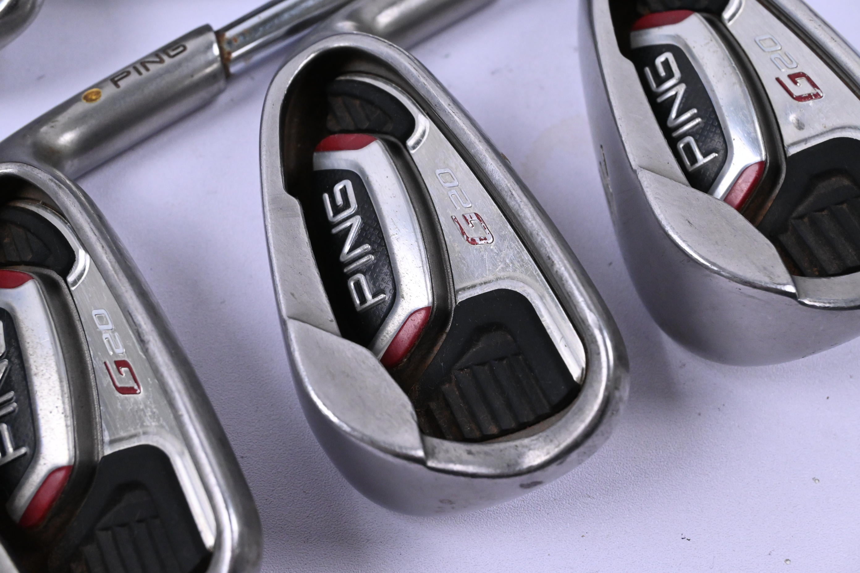 Ping G20 Irons / 5-PW / Yellow Dot / Regular Flex Ping CFS Shafts