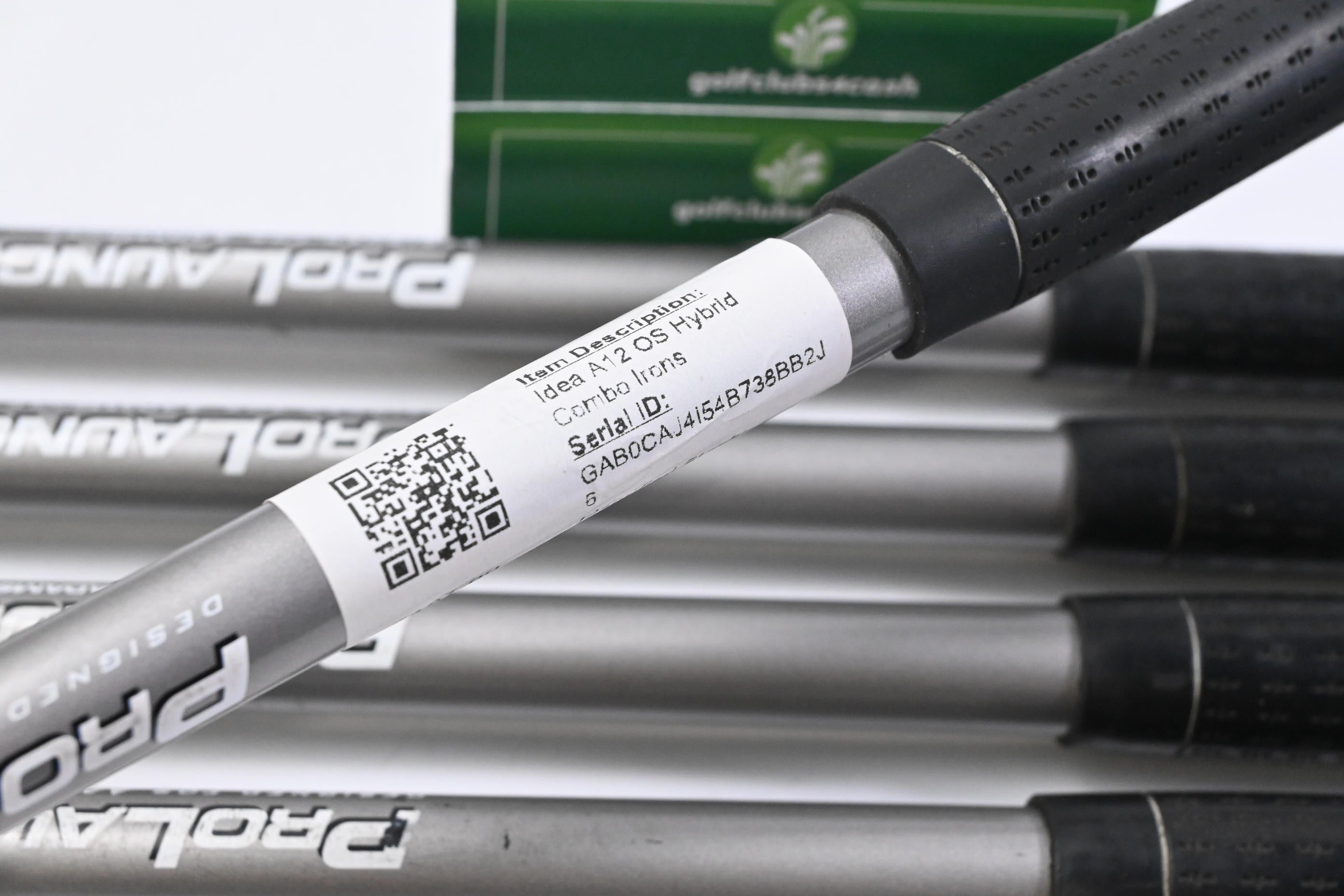 Adams Idea A12 OS Hybrid Combo Irons / 6-PW / Regular Flex Grafalloy Shafts