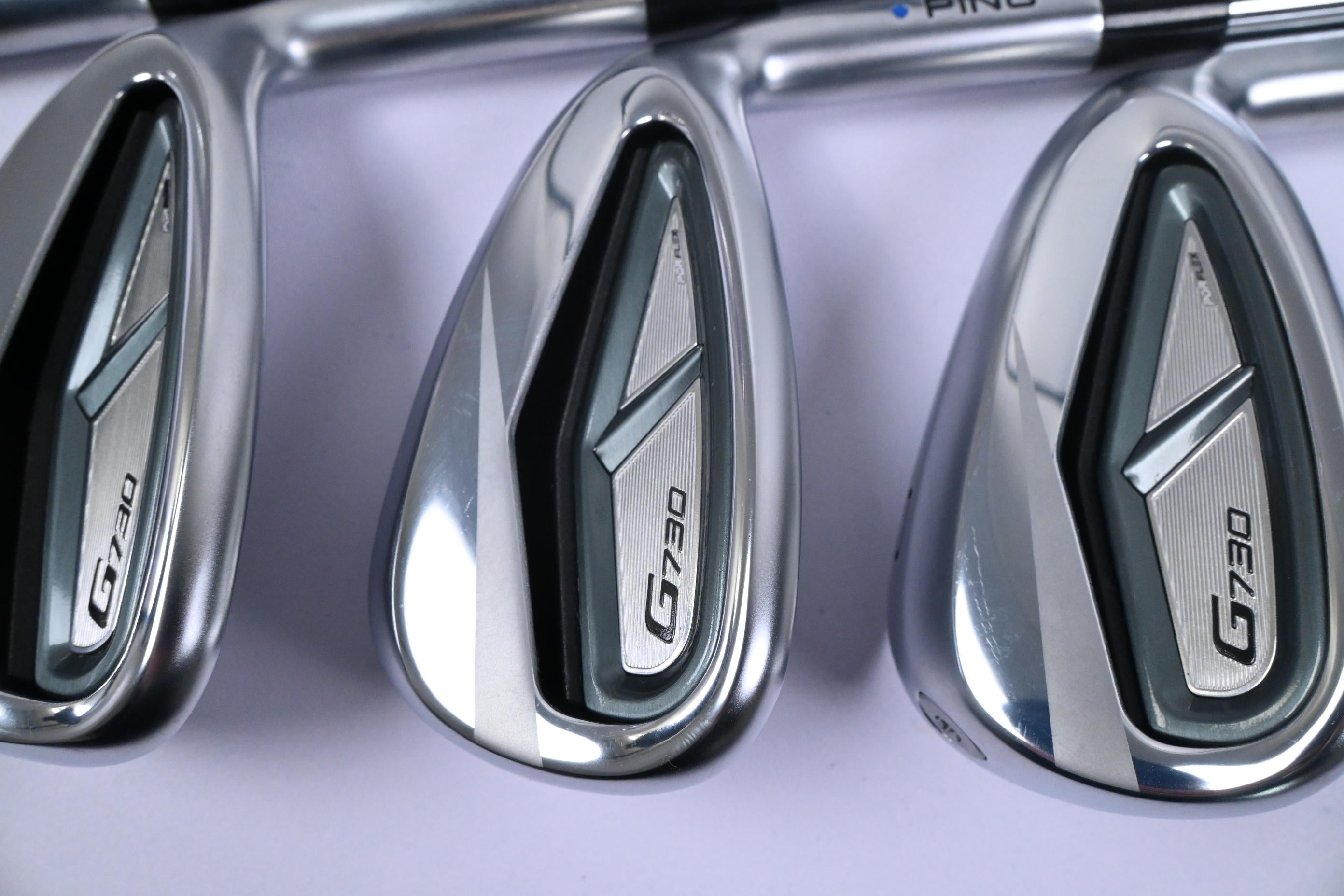 Ping G730 Irons / 6-PW+GW+50 Degree / Blue Dot / Regular Flex Dynamic Gold R300