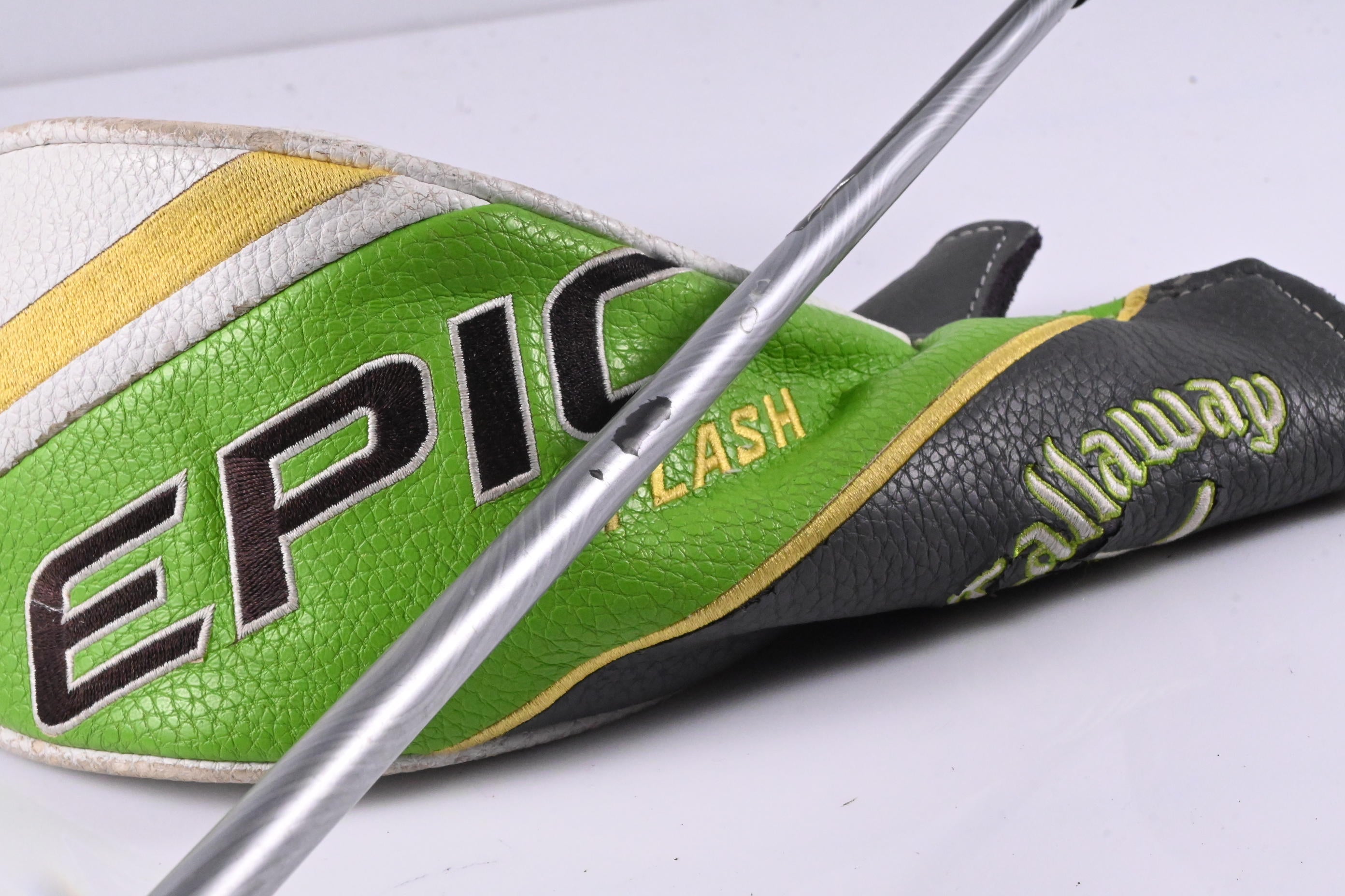 Left Hand Callaway Epic Flash #3 Wood / 15 Degree / Regular Flex EvenFlow Green