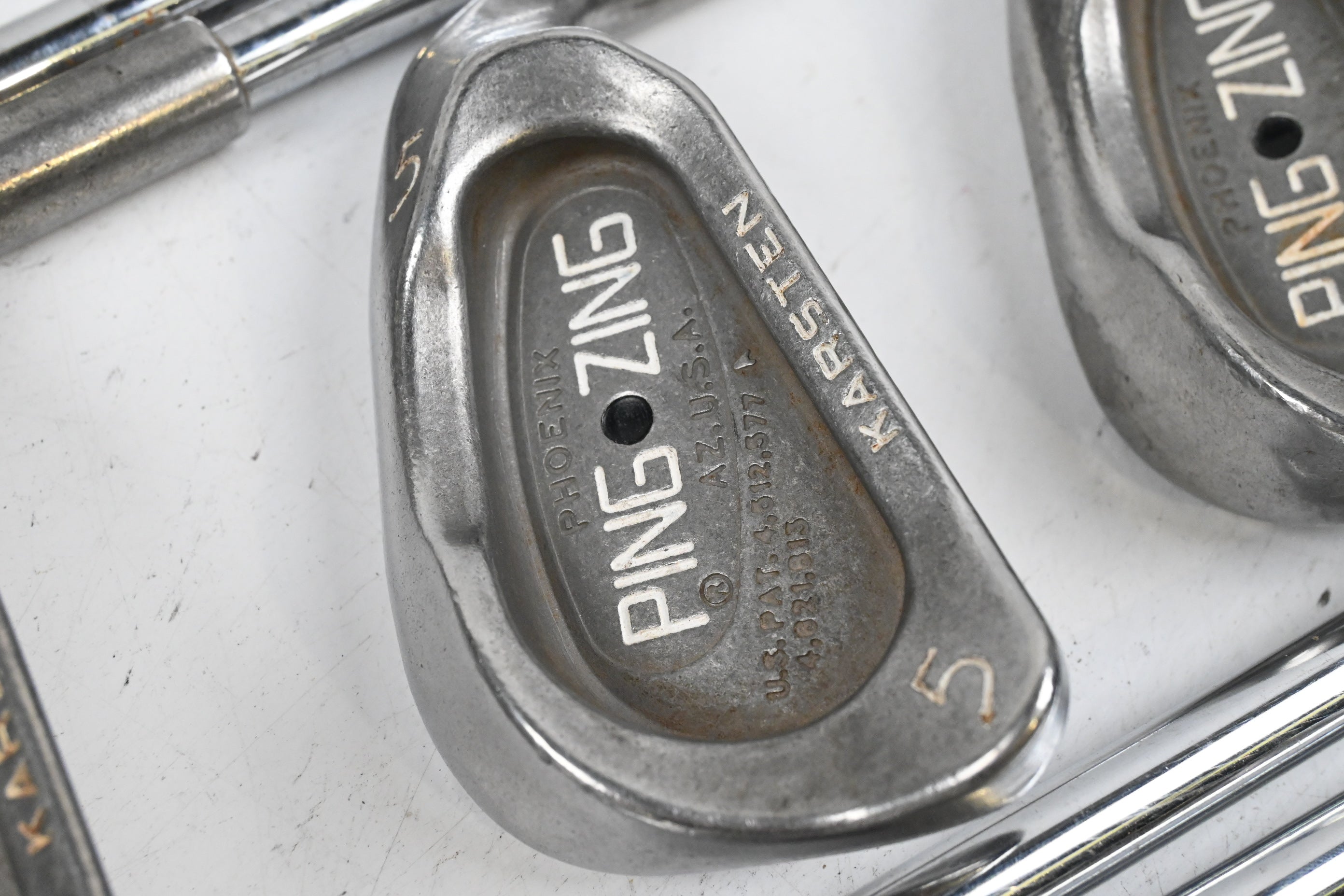 Ping Zing Irons / 3-PW+SW / Black Dot / Stiff Flex Ping KT-M Shafts