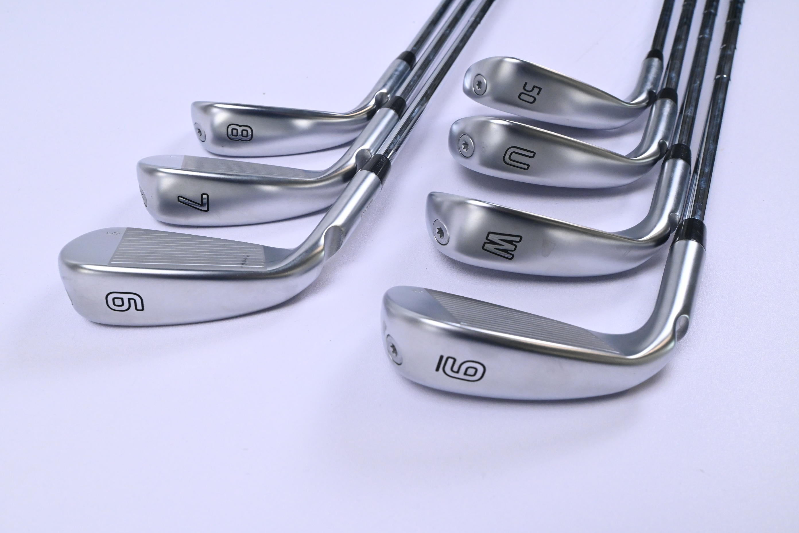 Ping G730 Irons / 6-PW+GW+50 Degree / Blue Dot / Regular Flex Dynamic Gold R300