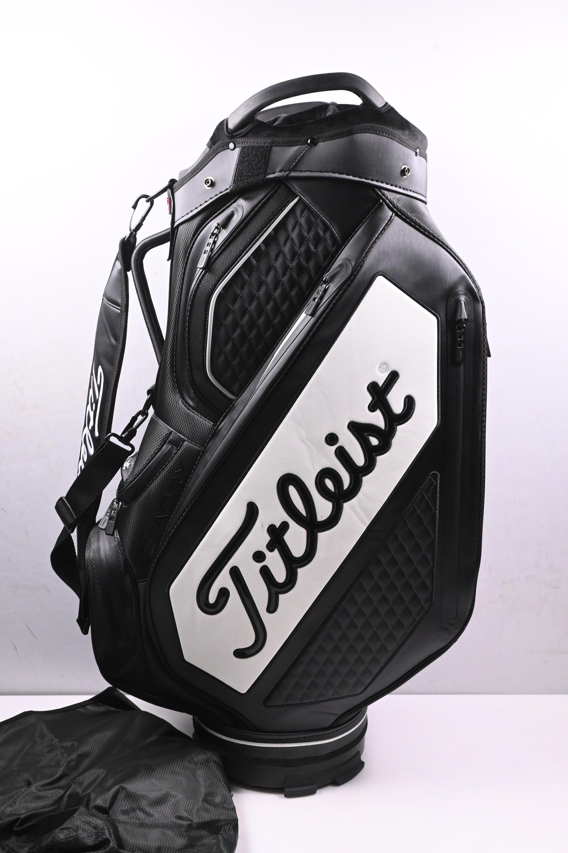 Titleist StaDry Cart Bag / 14-Way Divider / Black, White
