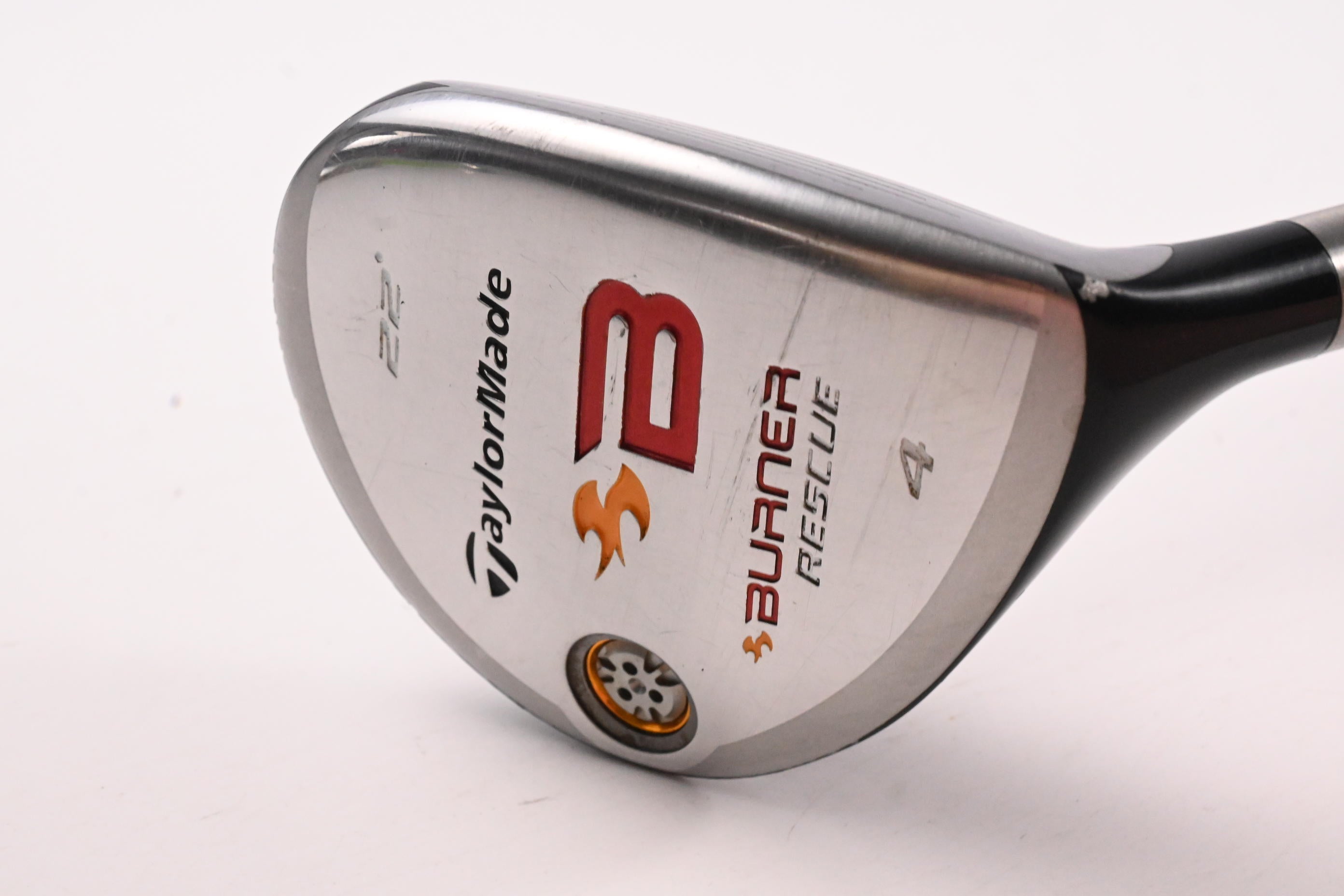 Taylormade Burner 2008 #4 Hybrid / 22 Degree / Regular Flex Reax 60 Shaft