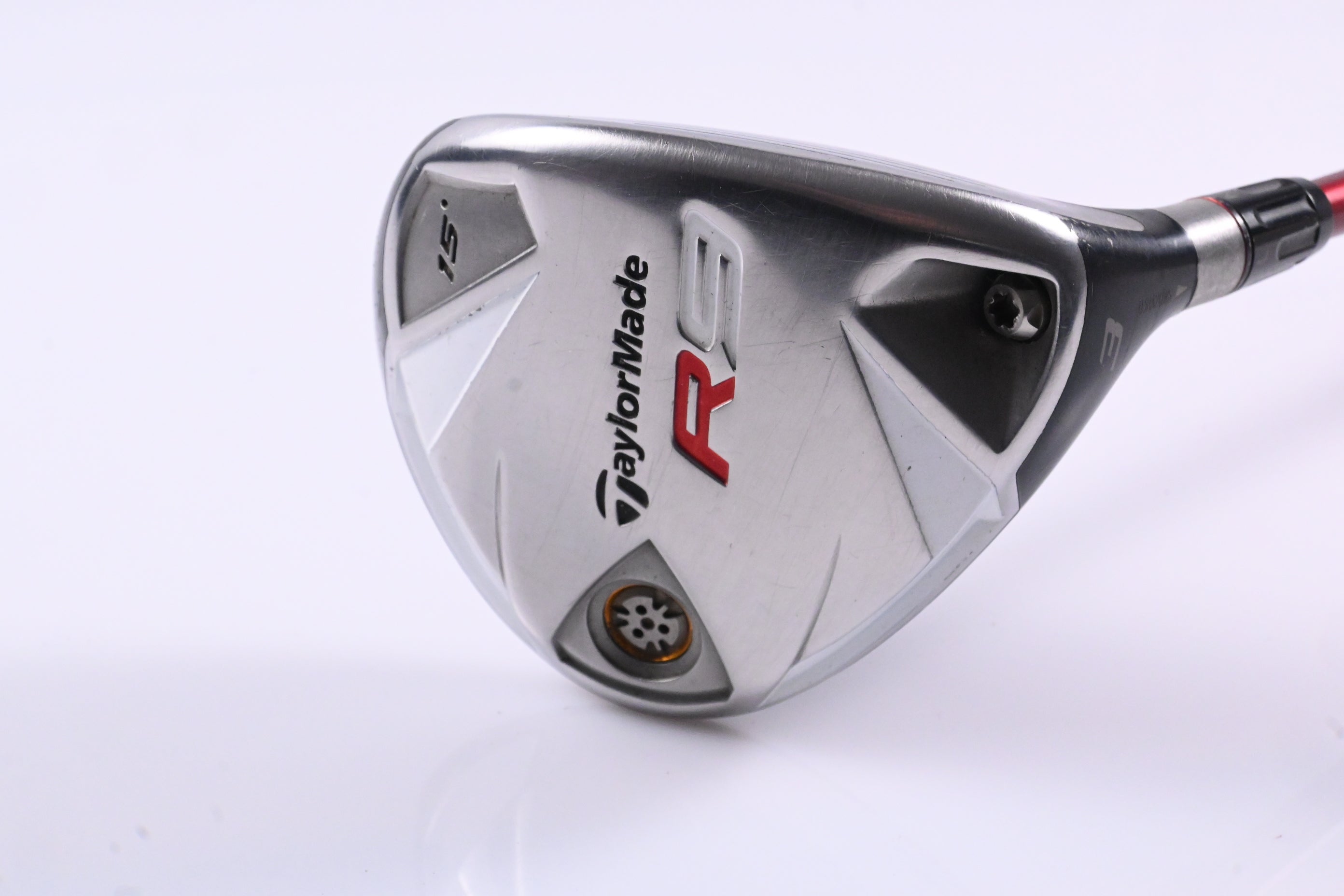Taylormade R9 #3 Wood / 15 Degree / Stiff Flex Fujikura Motore F1 85 Shaft