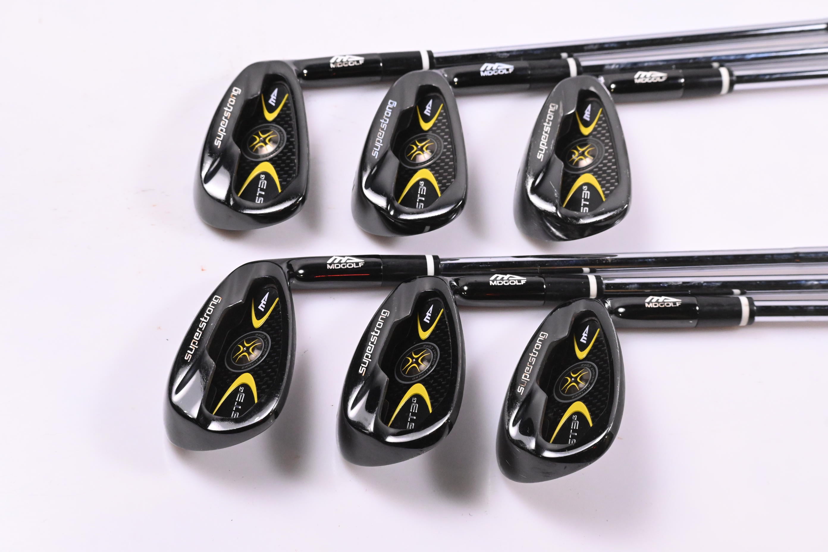 MD Golf SuperStrong ST3g Irons / 5-PW / Regular Flex Tour Force Shafts