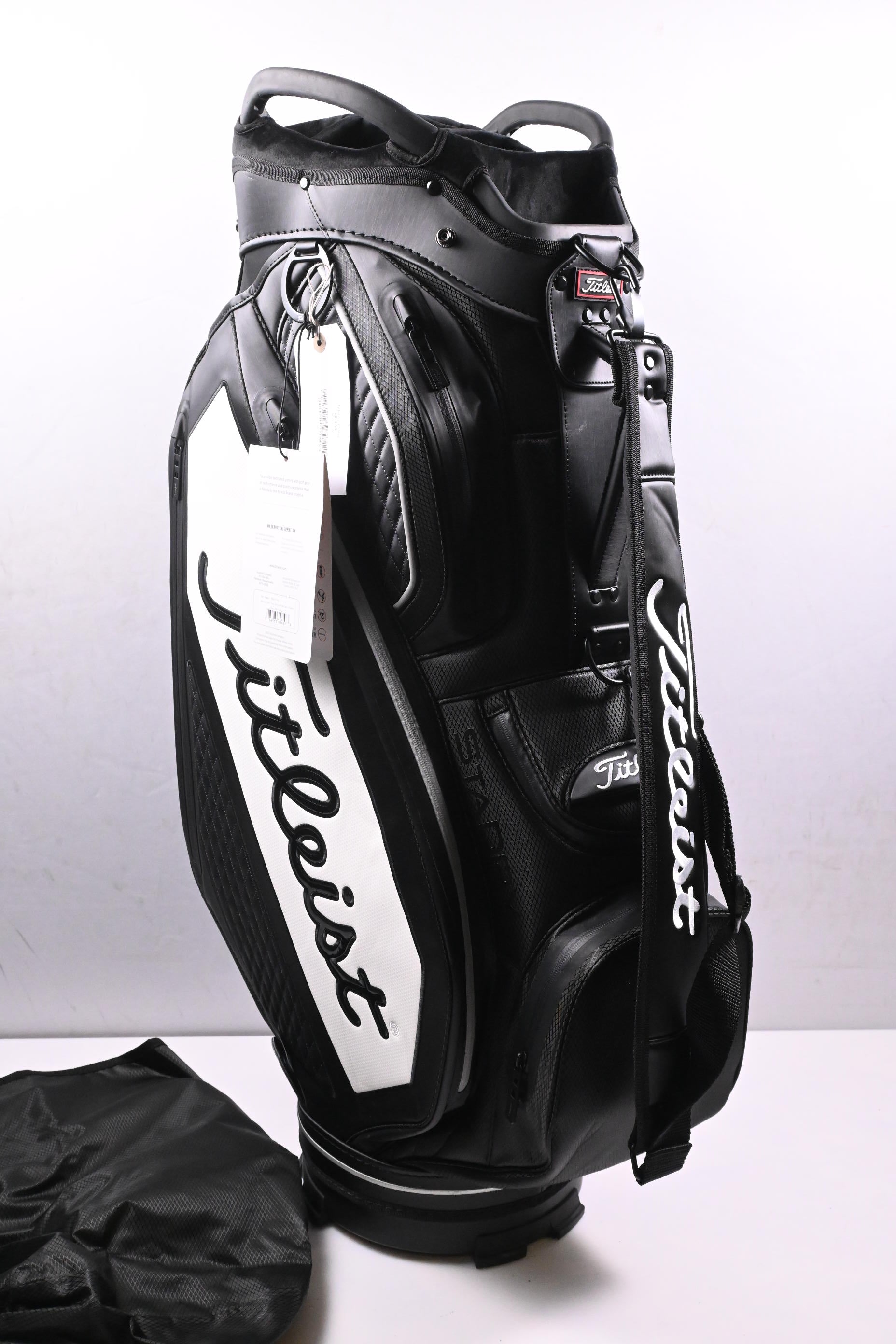 Titleist StaDry Cart Bag / 14-Way Divider / Black, White