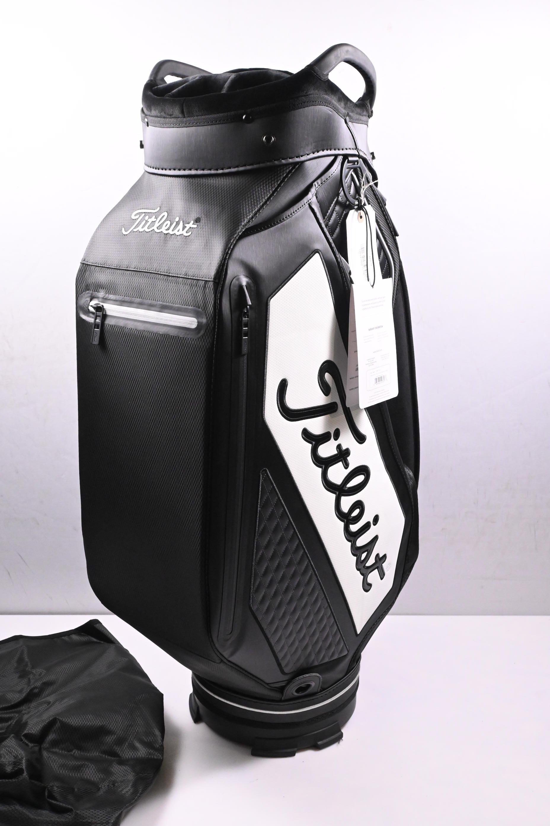 Titleist StaDry Cart Bag / 14-Way Divider / Black, White