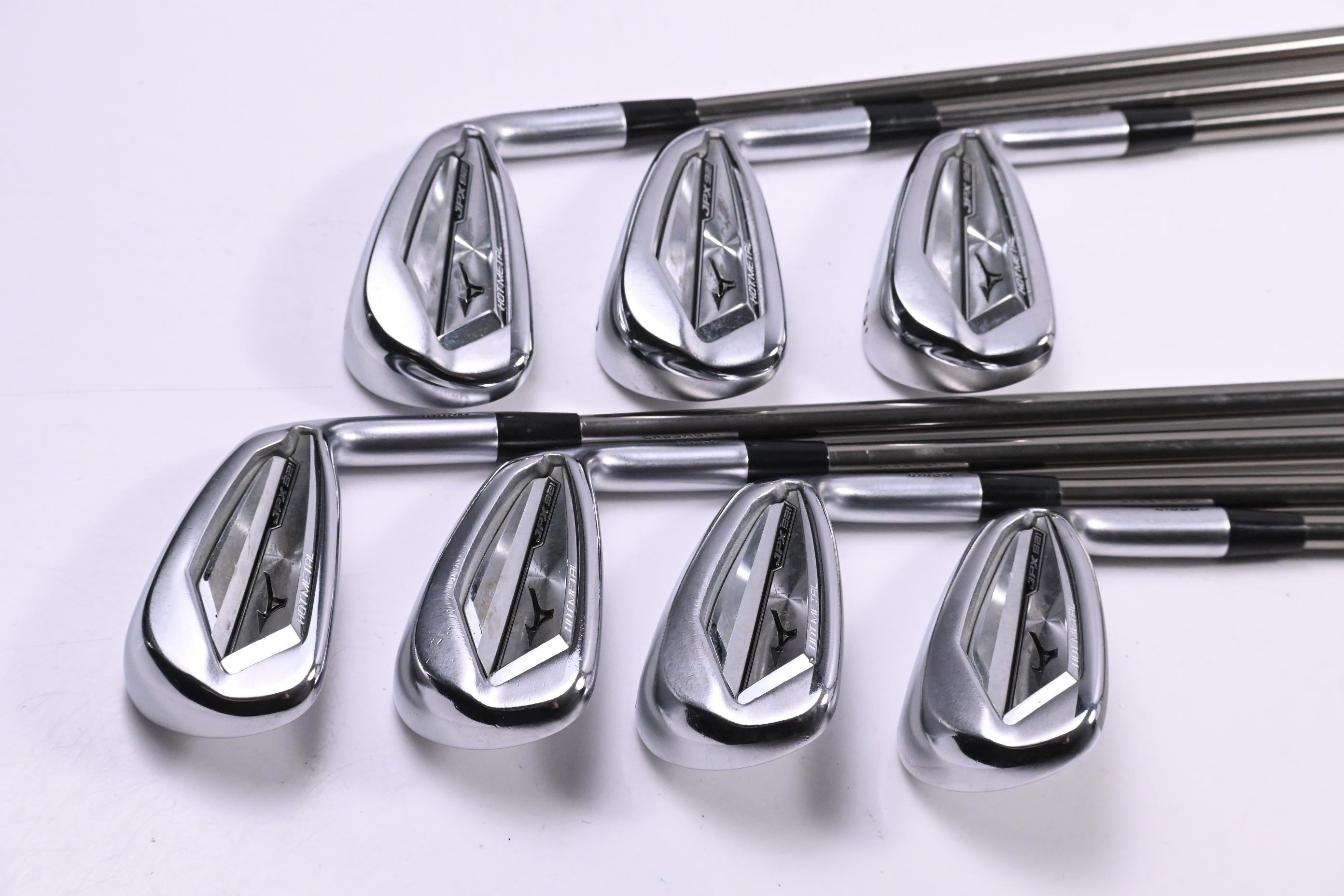 Mizuno JPX 921 Hot Metal Irons / 4-PW / Regular Flex UST Mamiya Recoil 95 Shafts