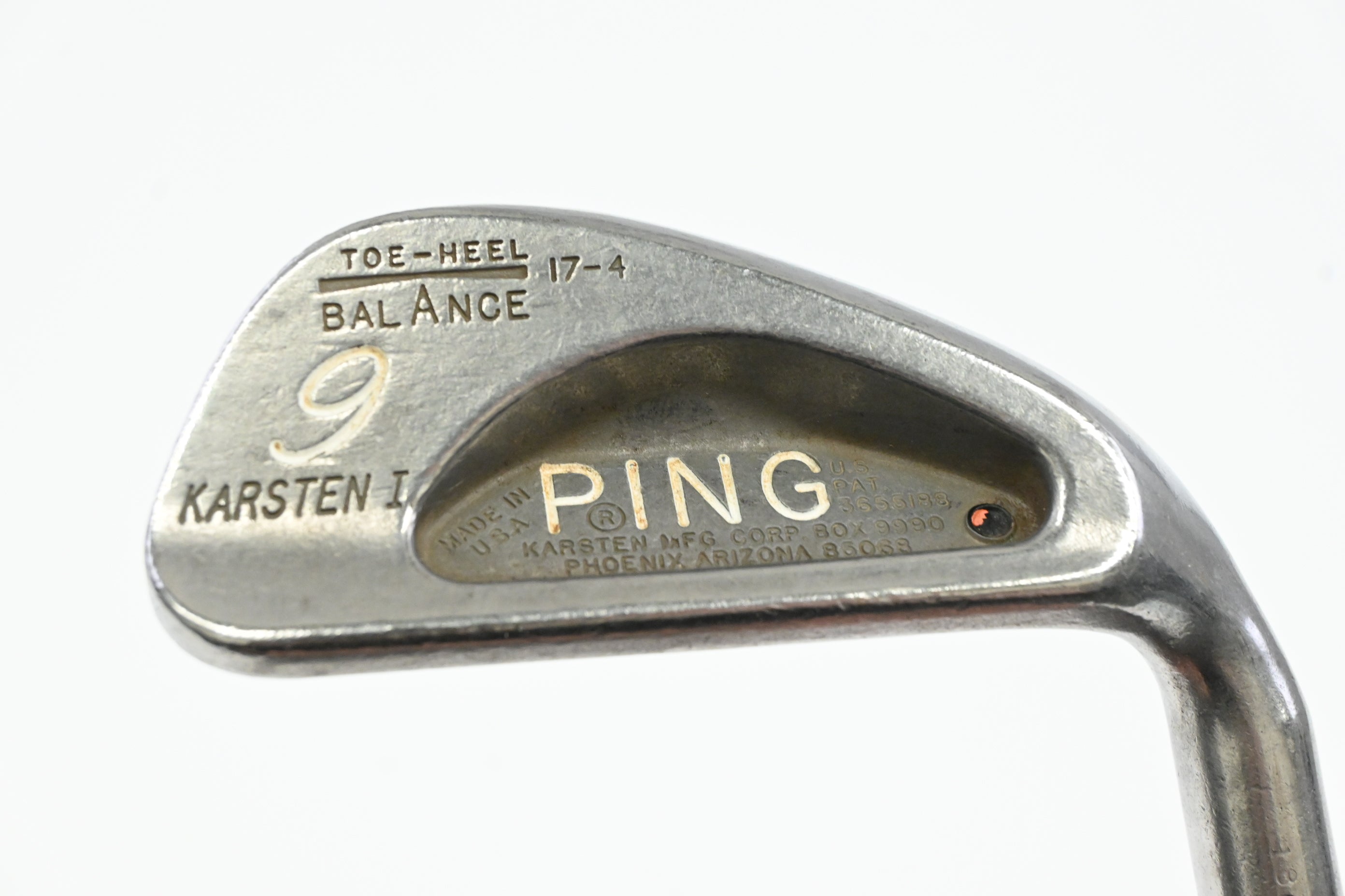 Ping Karsten I #9 Iron / Orange Dot / Stiff Flex Ping Shaft
