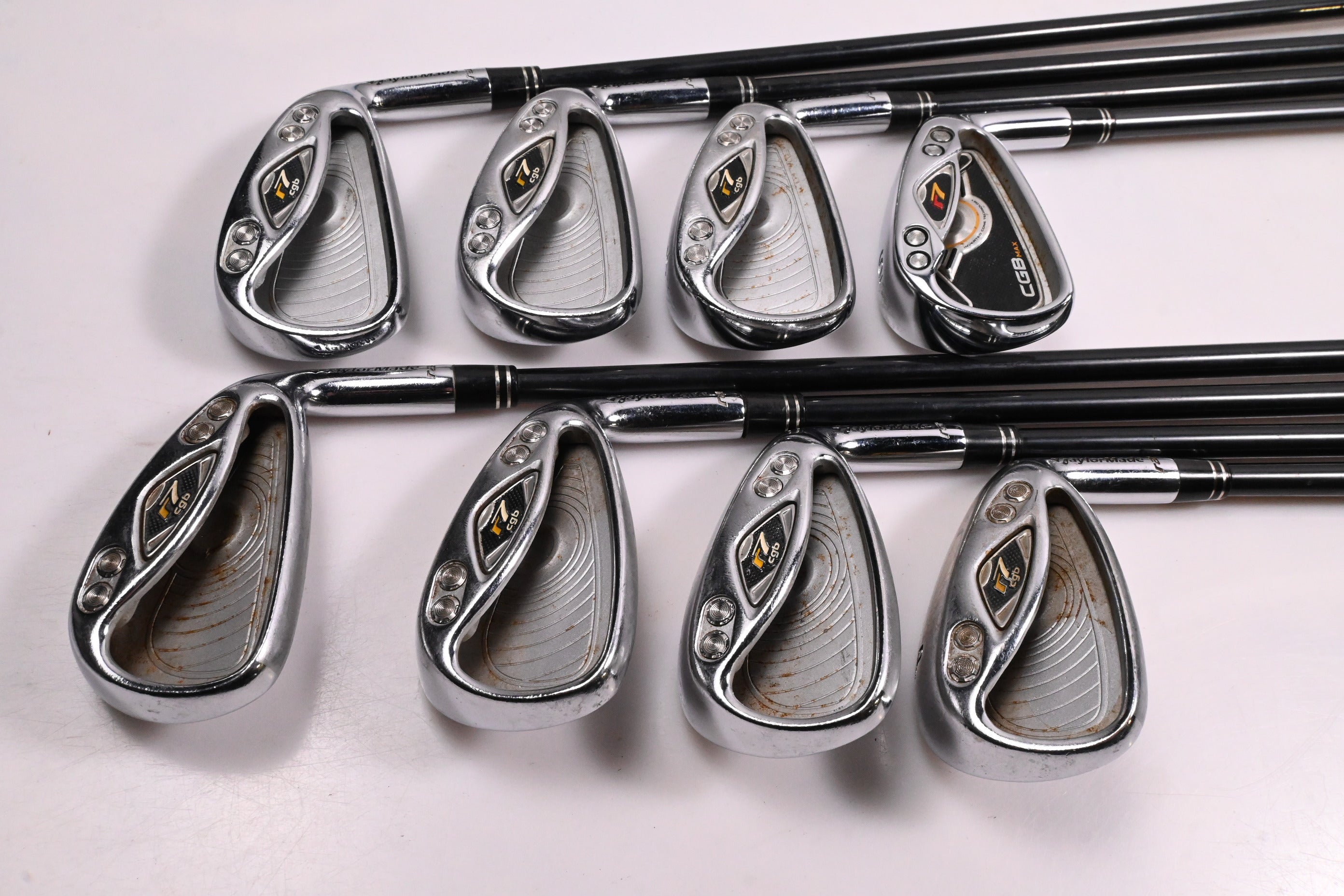 Taylormade R7 CGB Max Irons / 3-PW / Stiff Flex  Shafts