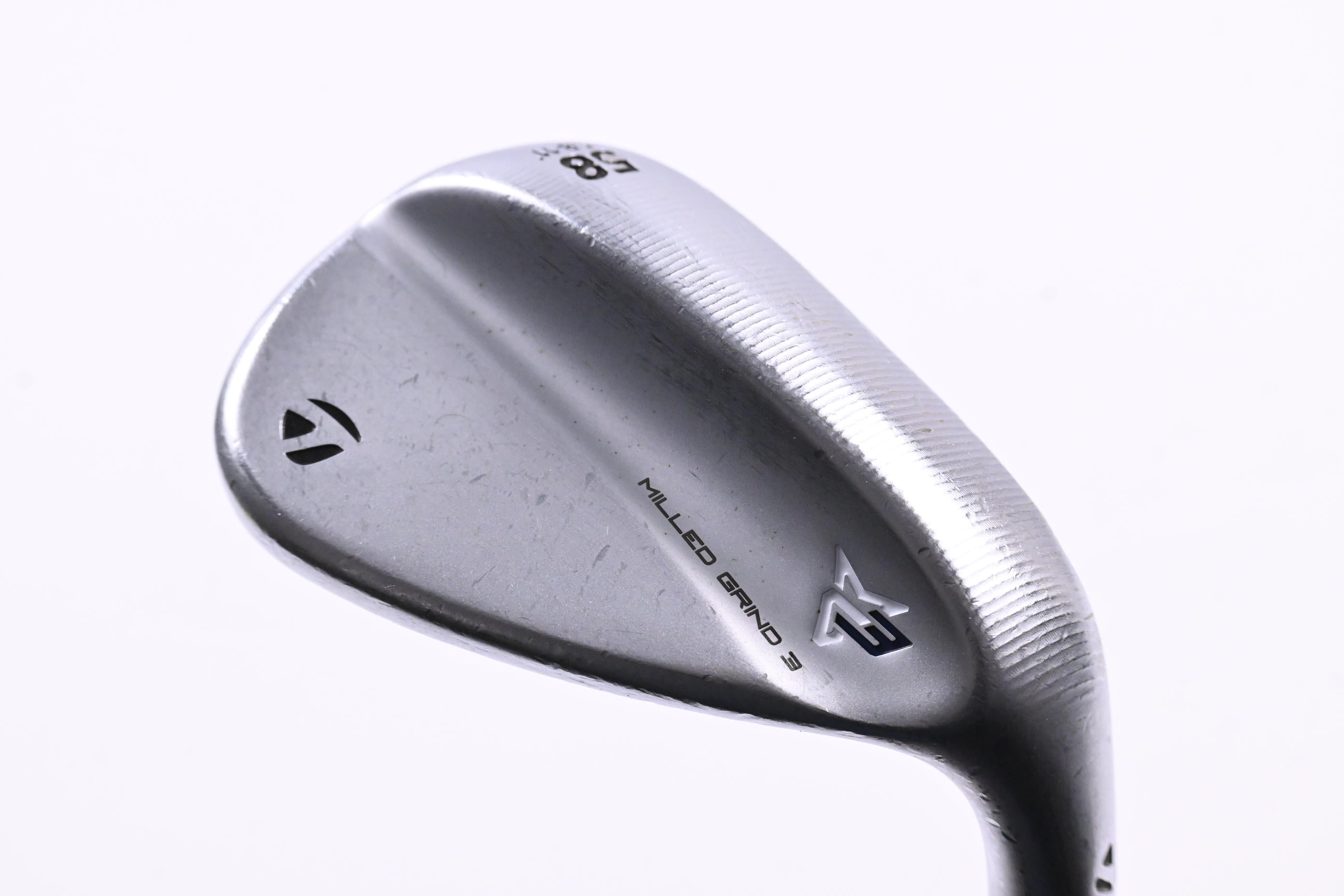 Taylormade Milled Grind 3 Chrome Lob Wedge / 58 Degree / Stiff Flex KBS Tour