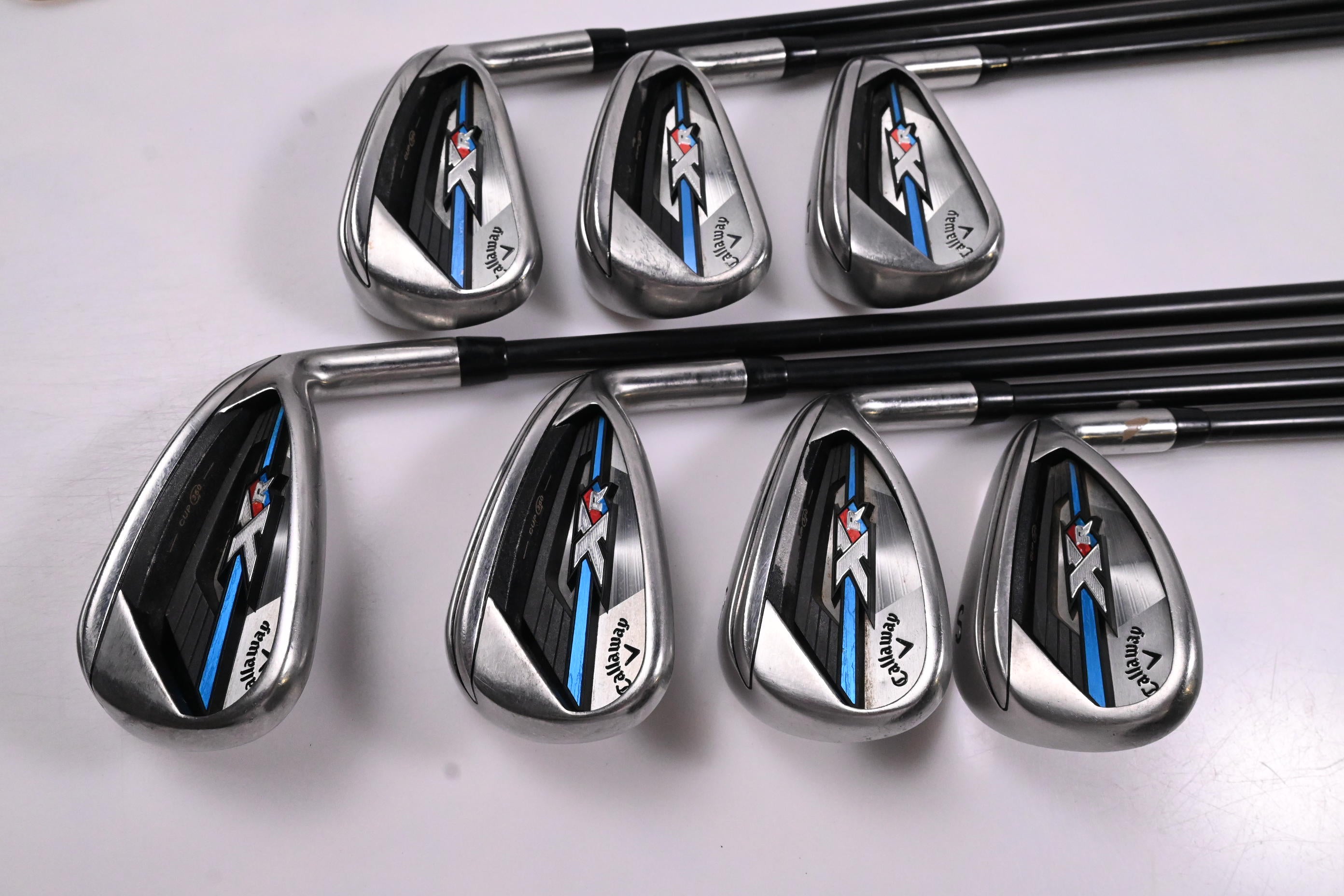 Callaway XR OS Irons / 5-PW+SW / Regular Flex Fubuki AT 55 Shafts