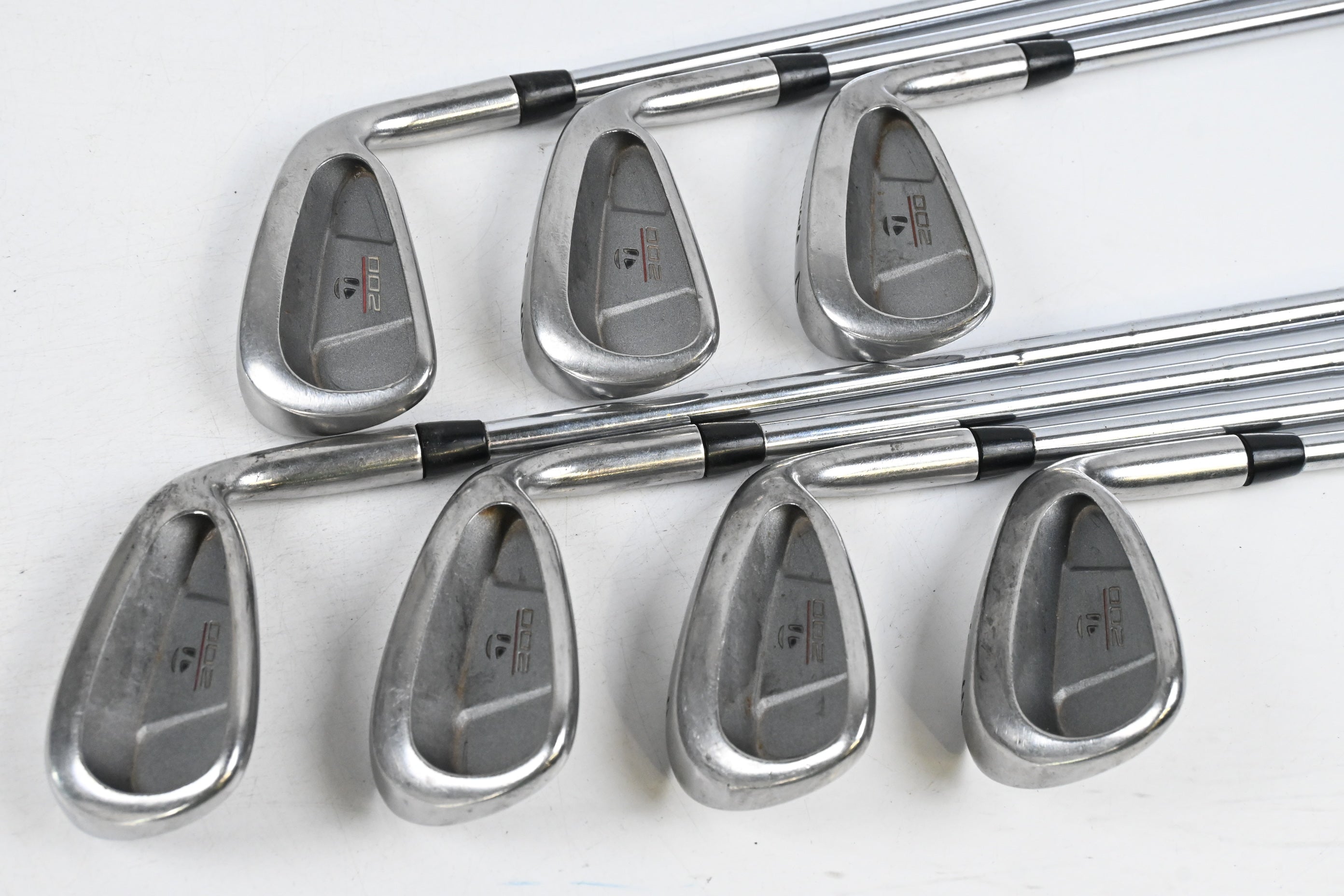 Taylormade 200 Steel Irons / 5-PW+SW / Stiff Flex Taylormade 90 Shafts