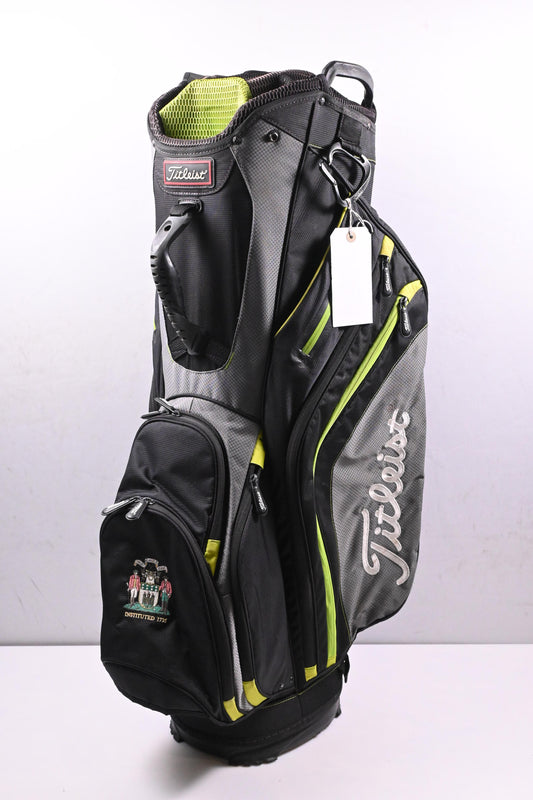 Titleist Cart Bag / 14-Way Divider / Black, Grey, Green