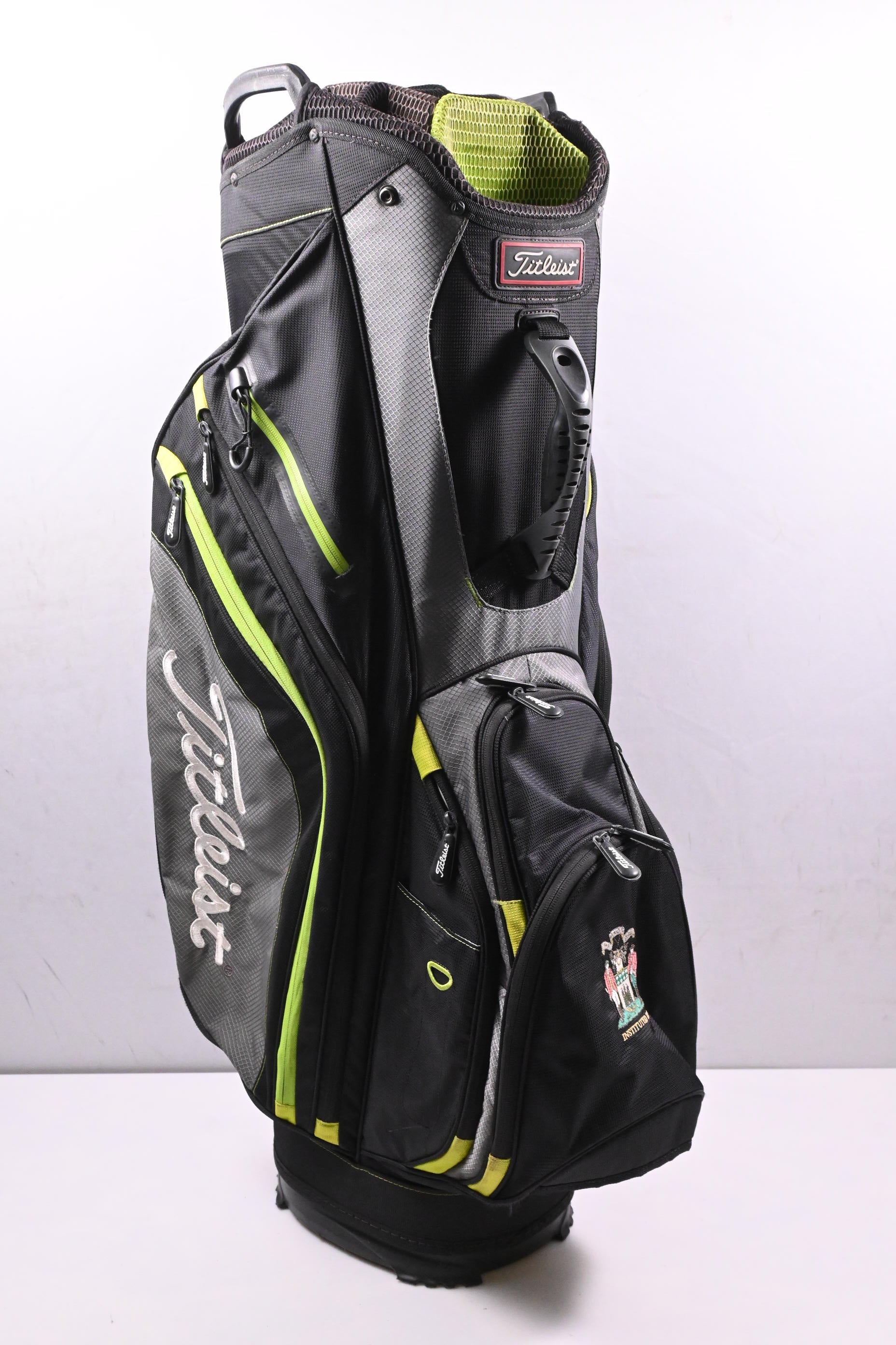 Titleist Cart Bag / 14-Way Divider / Black, Grey, Green