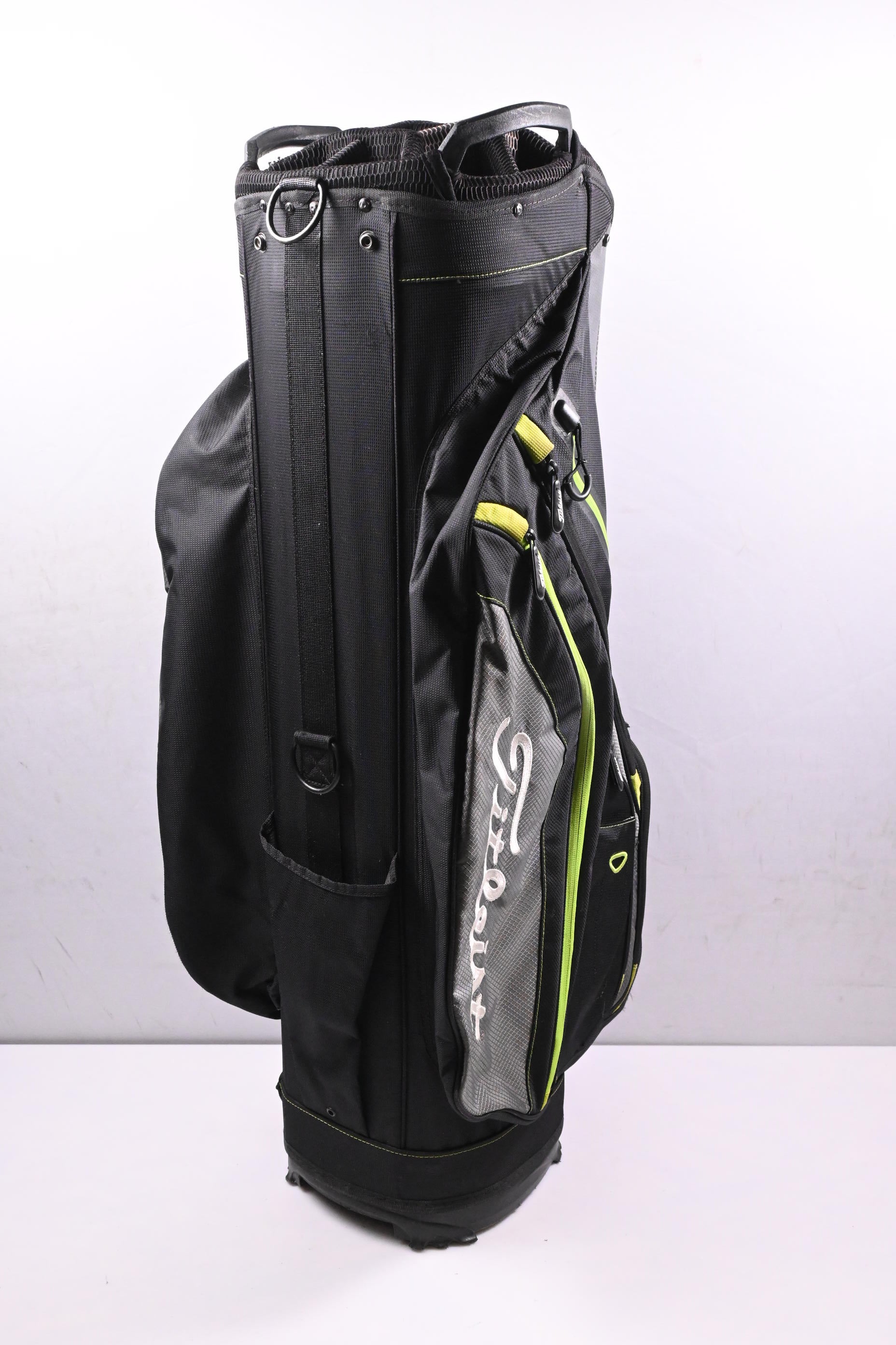 Titleist Cart Bag / 14-Way Divider / Black, Grey, Green