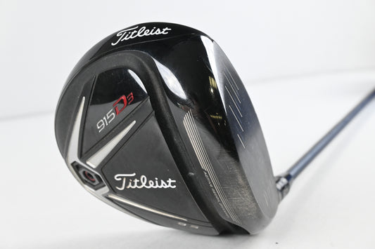 Titleist 915 D3 Driver / 9.5 Degree / Stiff Flex Fujikura Speeder 74 Tour Spec
