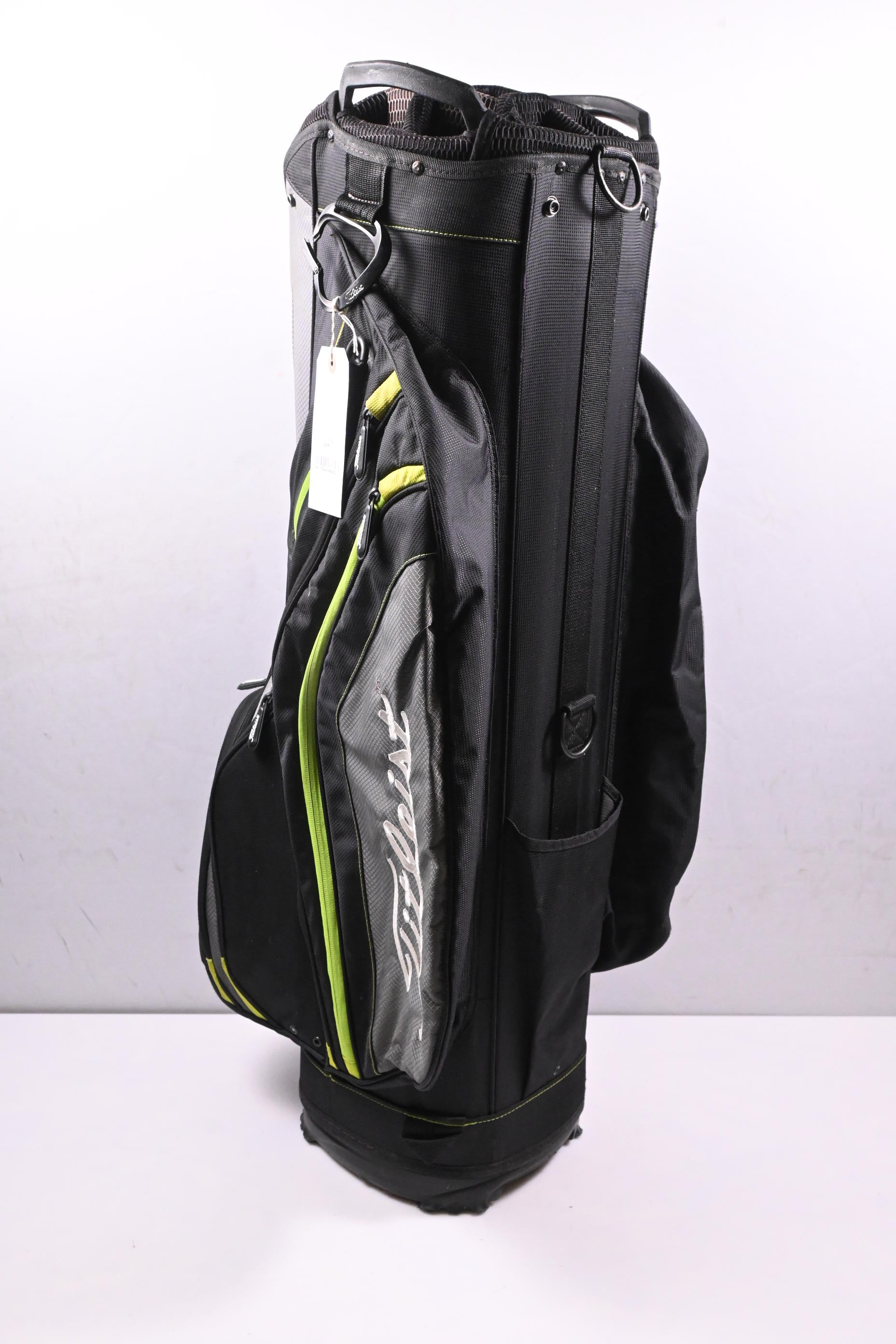 Titleist Cart Bag / 14-Way Divider / Black, Grey, Green