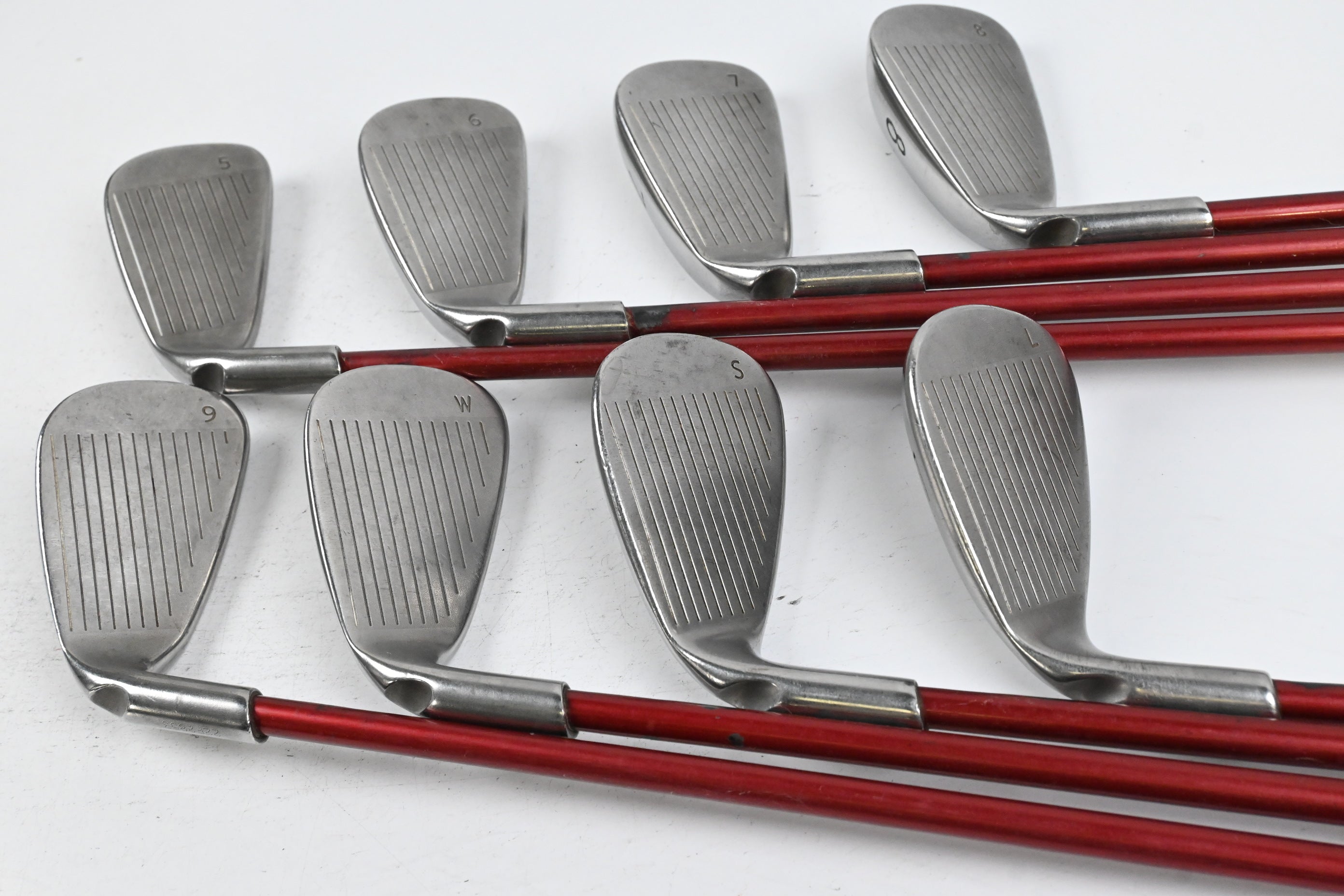 Ping G15 Irons / 5-PW+SW+LW / Yellow Dot / Regular Flex Ping TFC 149 Shafts