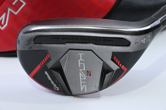 Taylormade Stealth 2 #4 Hybrid / 22 Degree / Regular Flex Fujikura Ventus TR Red