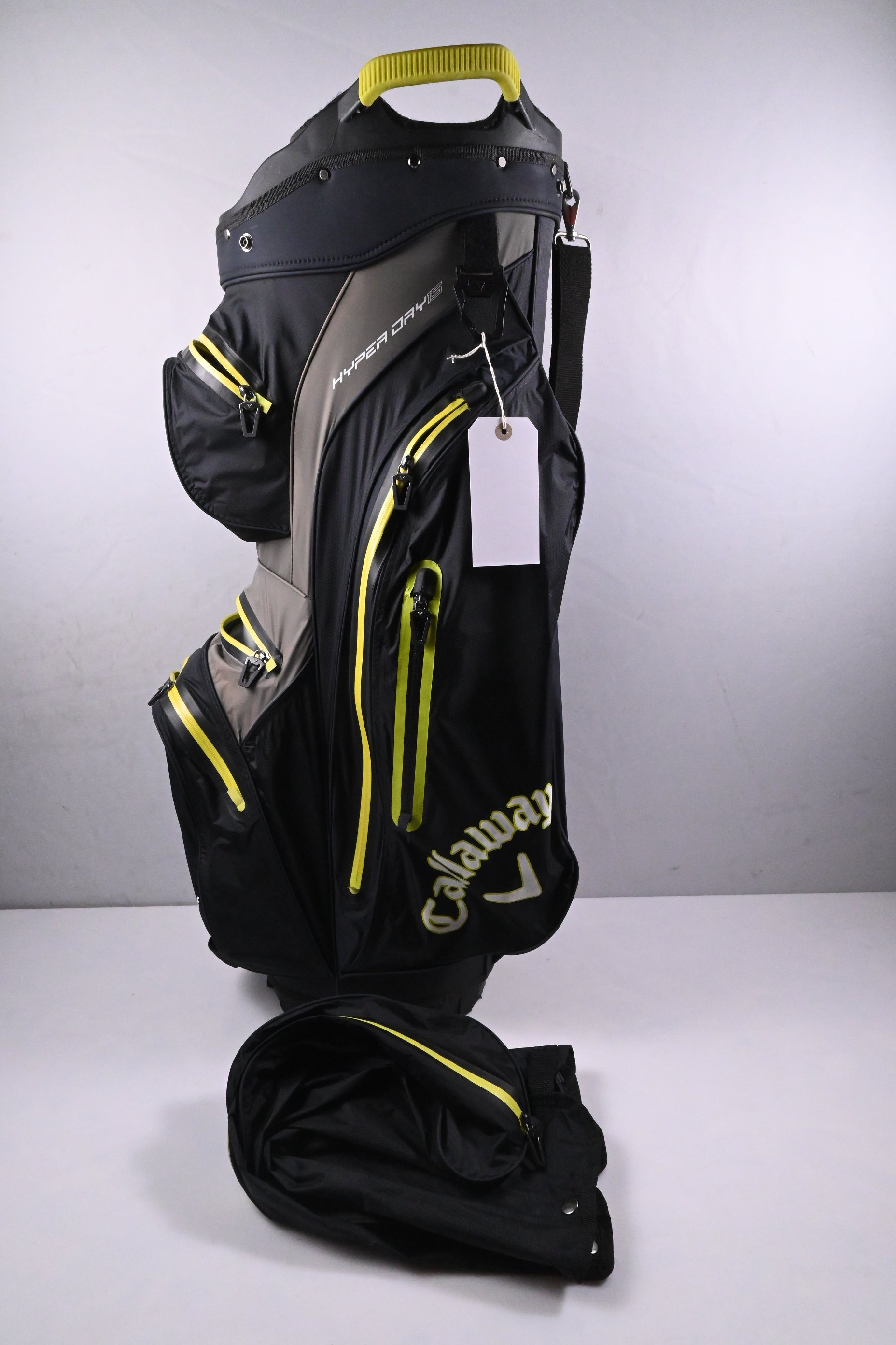 Callaway Hyper Dry 15 Cart Bag / 15-Way Divider / Black, Grey, Green