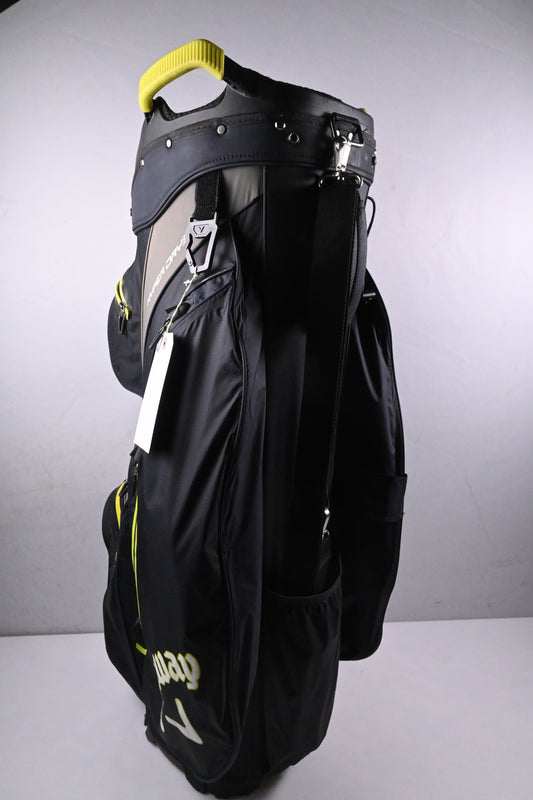 Callaway Hyper Dry 15 Cart Bag / 15-Way Divider / Black, Grey, Green
