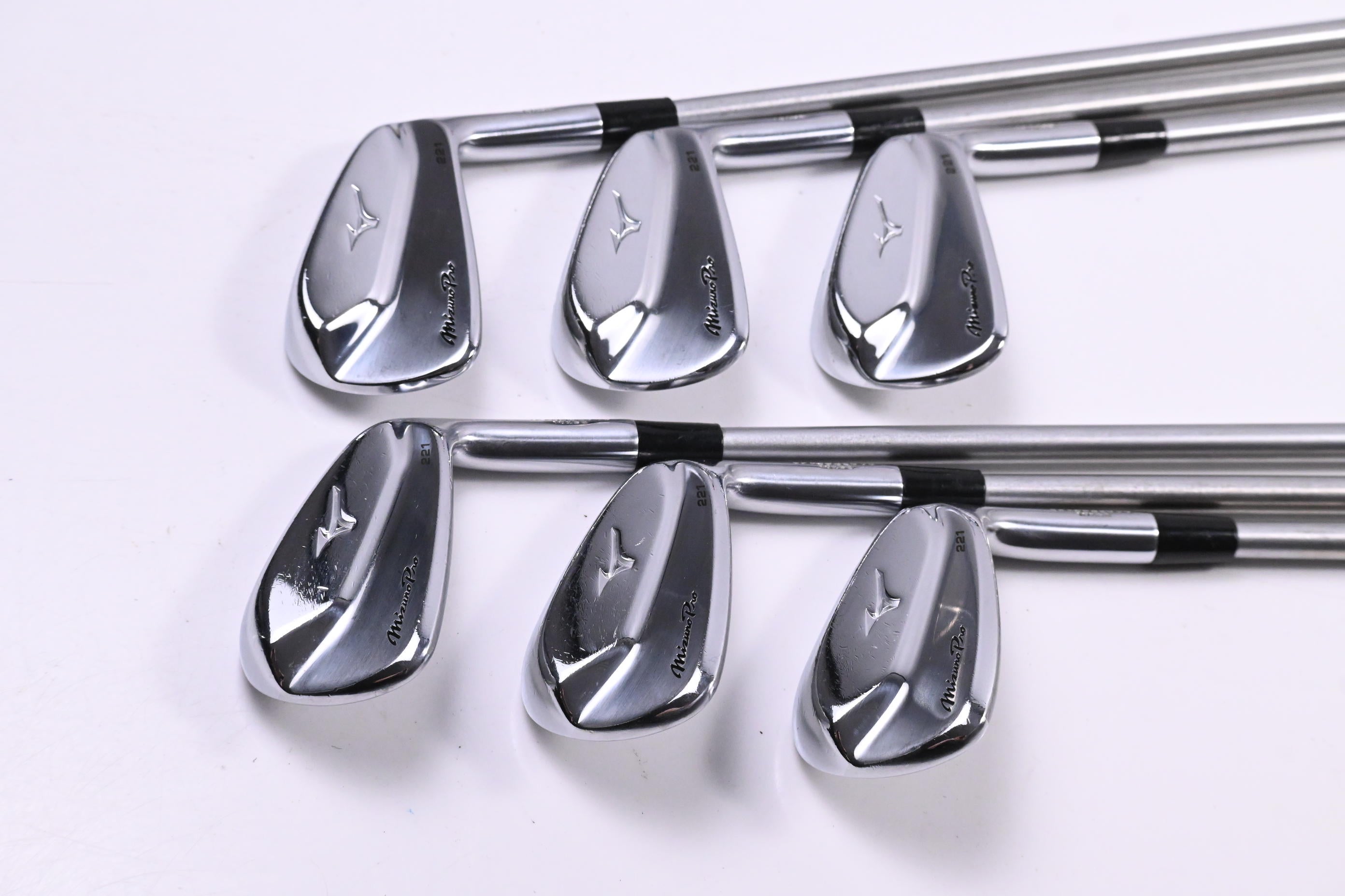 Mizuno Pro 221 Irons / 5-PW / Stiff Flex KBS Tour C-Taper Lite Shafts