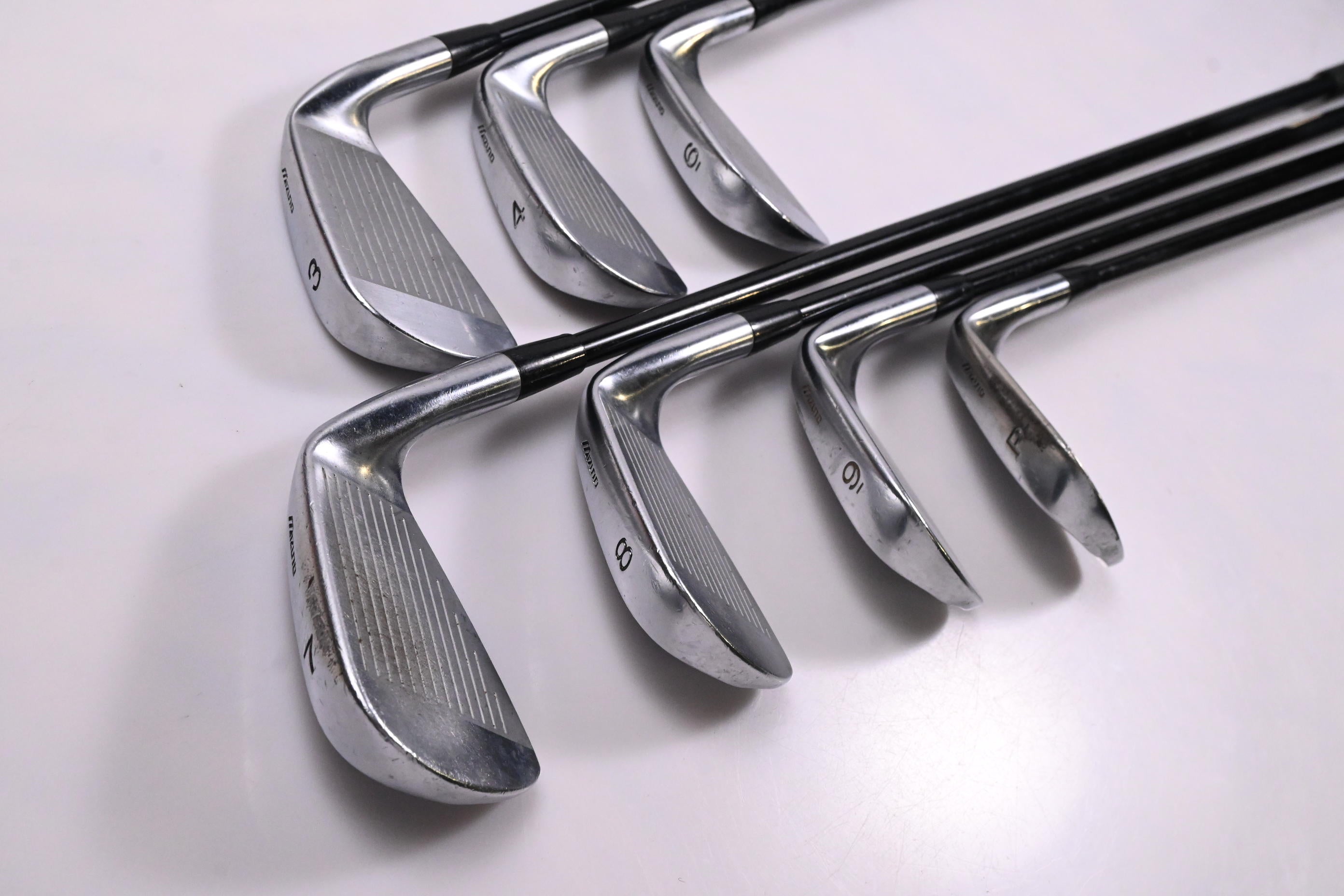 Left Hand Mizuno T-Zoid Comp EZ Irons / 3-PW / Stiff Flex Mizuno Shafts