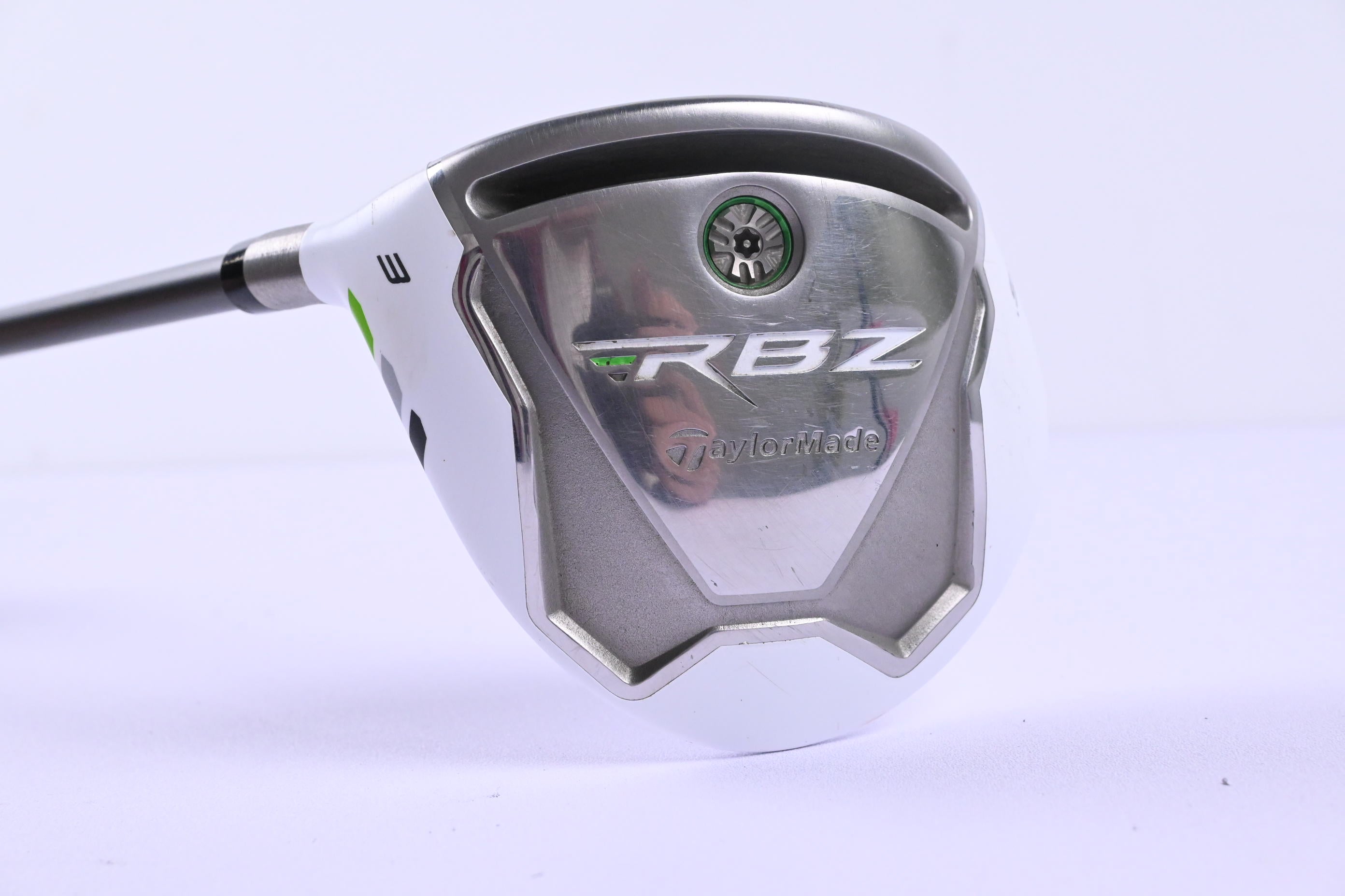 Left Hand Taylormade RBZ #3 Wood / 15 Degree / Regular Flex RBZ Xcon-5 Shaft