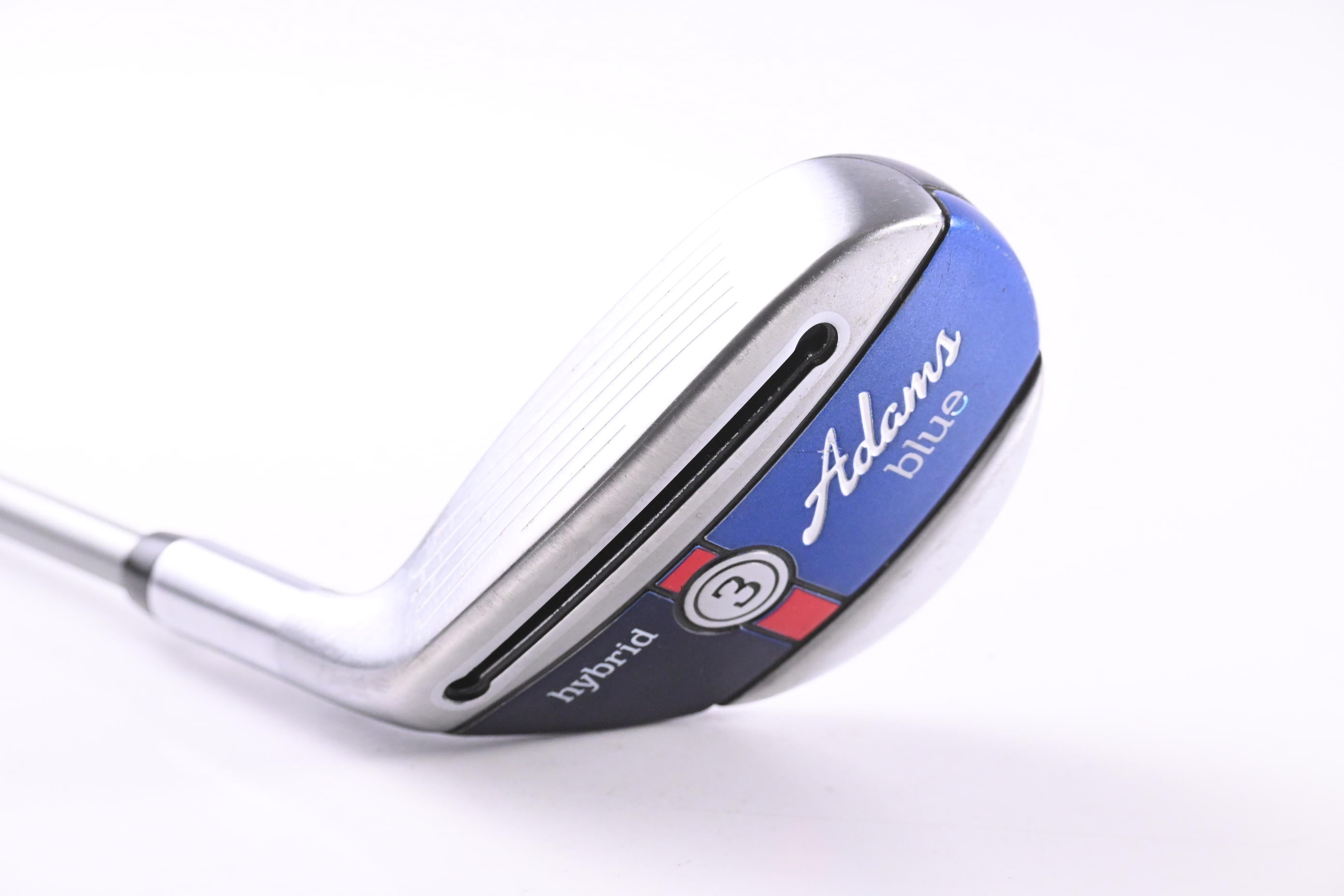 Left Hand Adams Blue #3 Hybrid / 18 Degree / Regular Flex Aldila Adams Blue 55