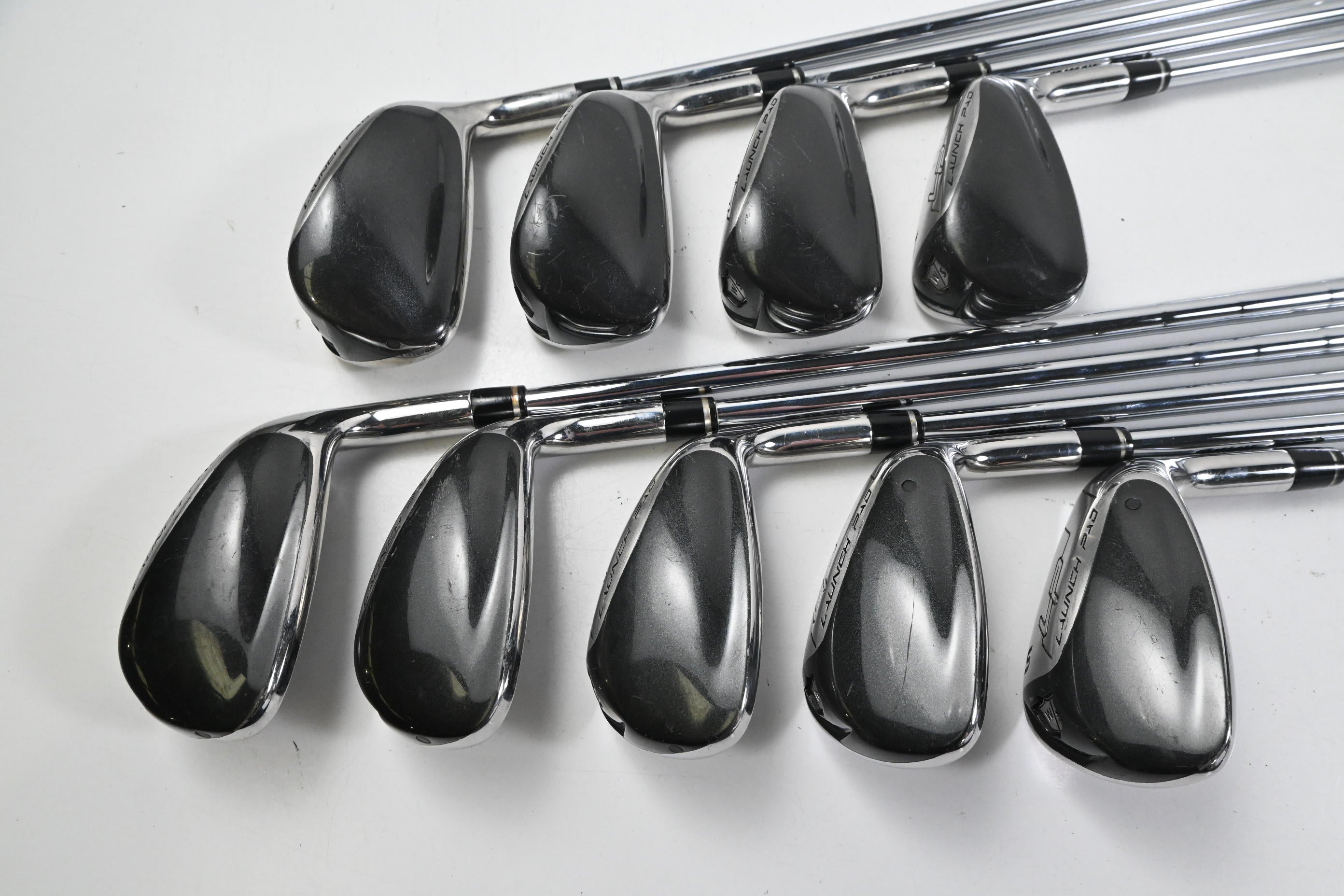 Wilson Launch Pad Irons / 4-PW+GW+SW / Regular Flex KBS Tour 80 Shafts