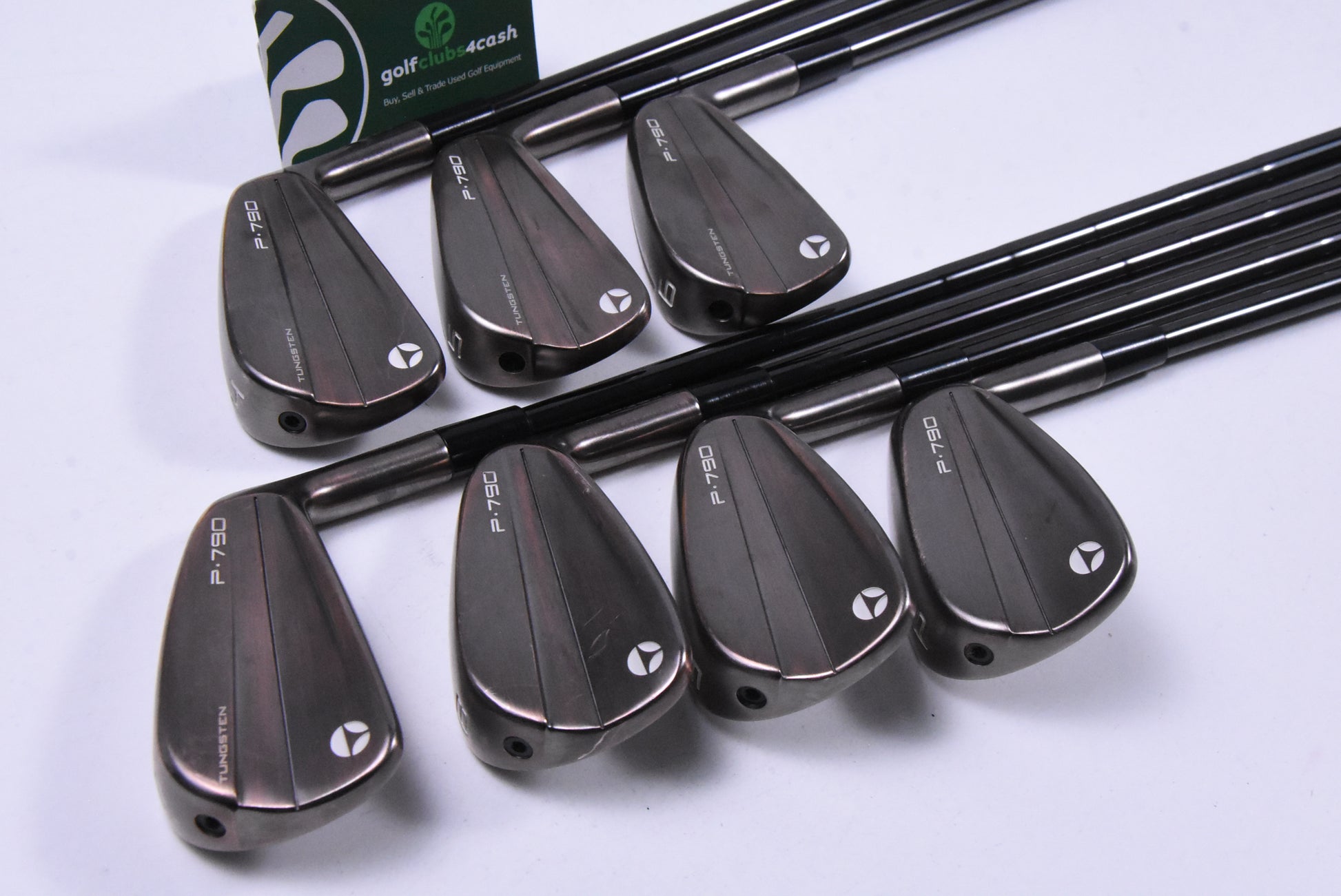 Taylormade P790 Aged Copper Irons / 4-PW / Stiff Flex KBS Tour Lite Shafts