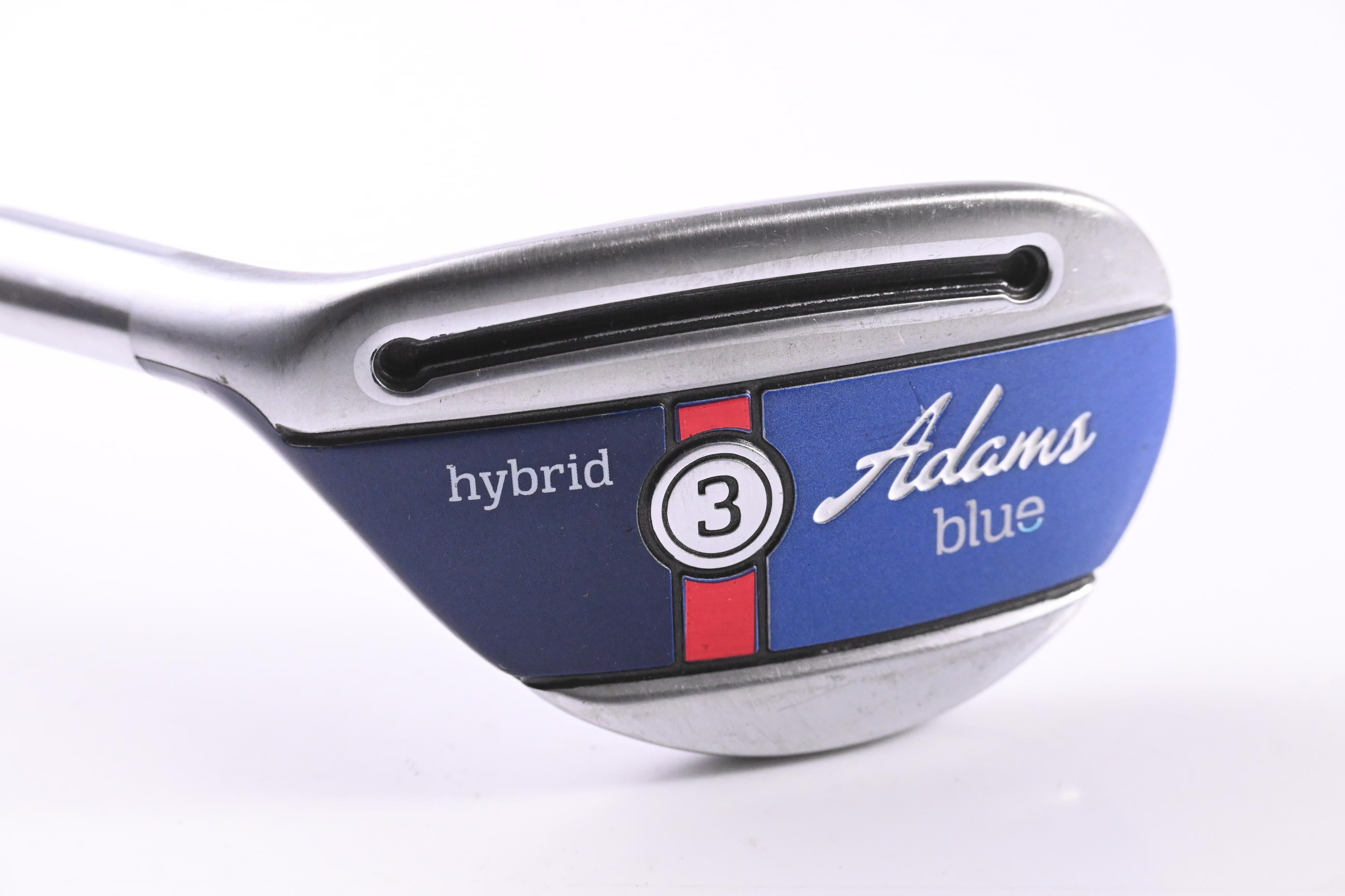 Left Hand Adams Blue #3 Hybrid / 18 Degree / Regular Flex Aldila Adams Blue 55