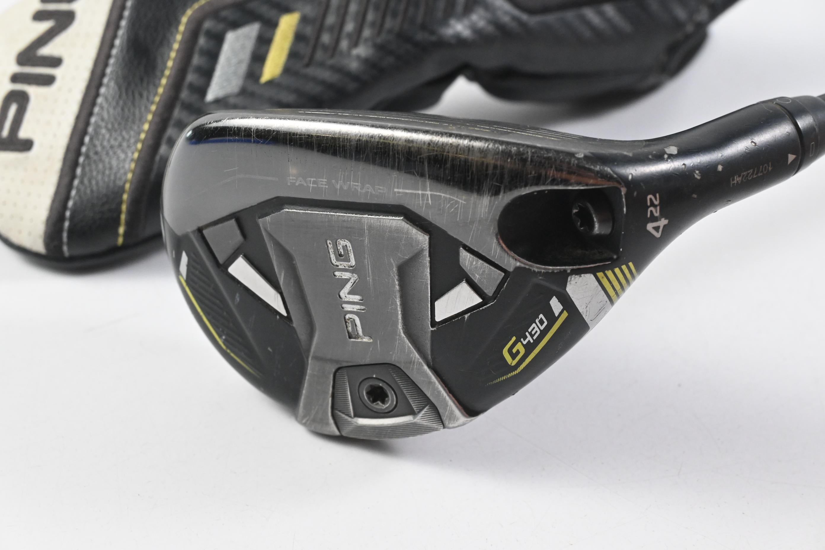 Ping G430 #4 Hybrid / 22 Degree / Stiff Flex Ping Alta CB Black 70 Shaft