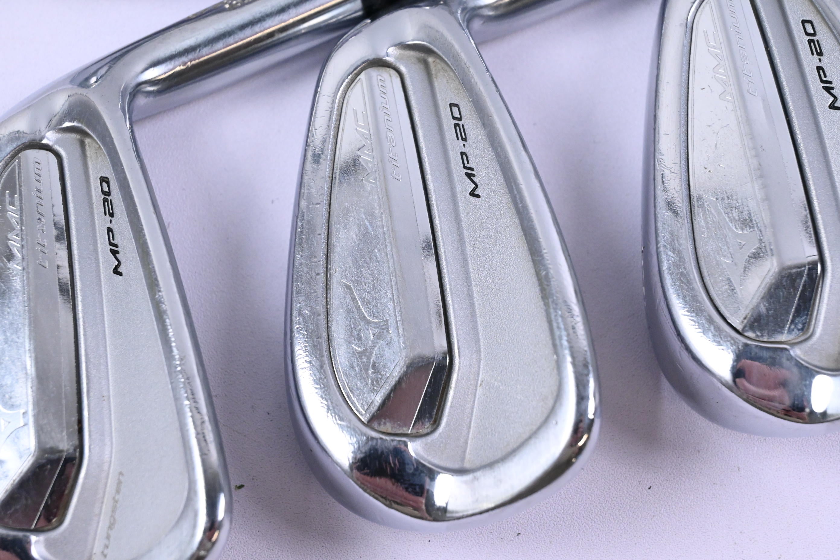 Mizuno MP-20 MMC Irons / 4-PW / Stiff Flex KBS $-Taper 120 Shafts