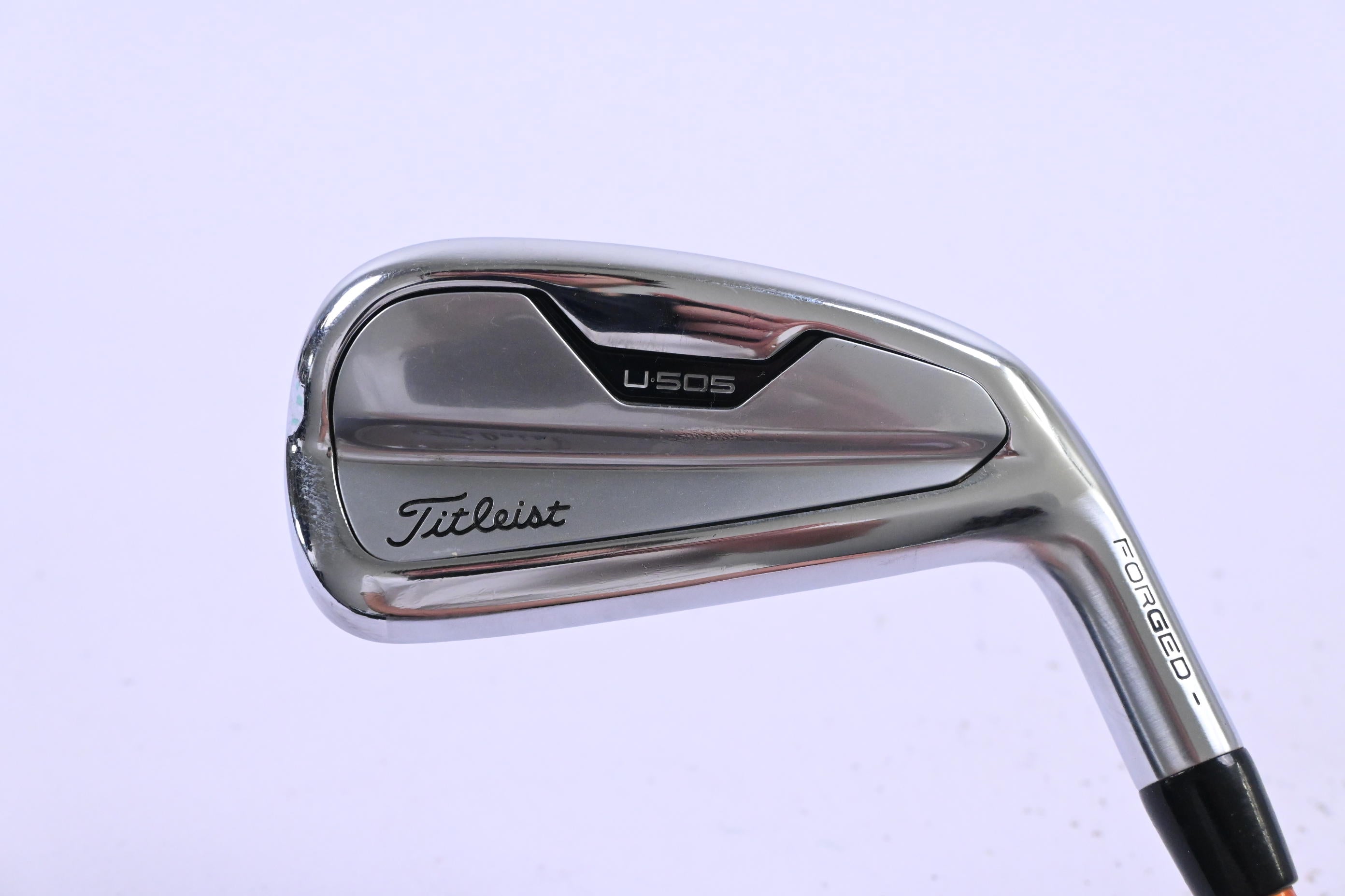 Titleist U505 #2 Iron / 18 Degree / Stiff Flex Tour AD DI-85 Hybrid Shaft