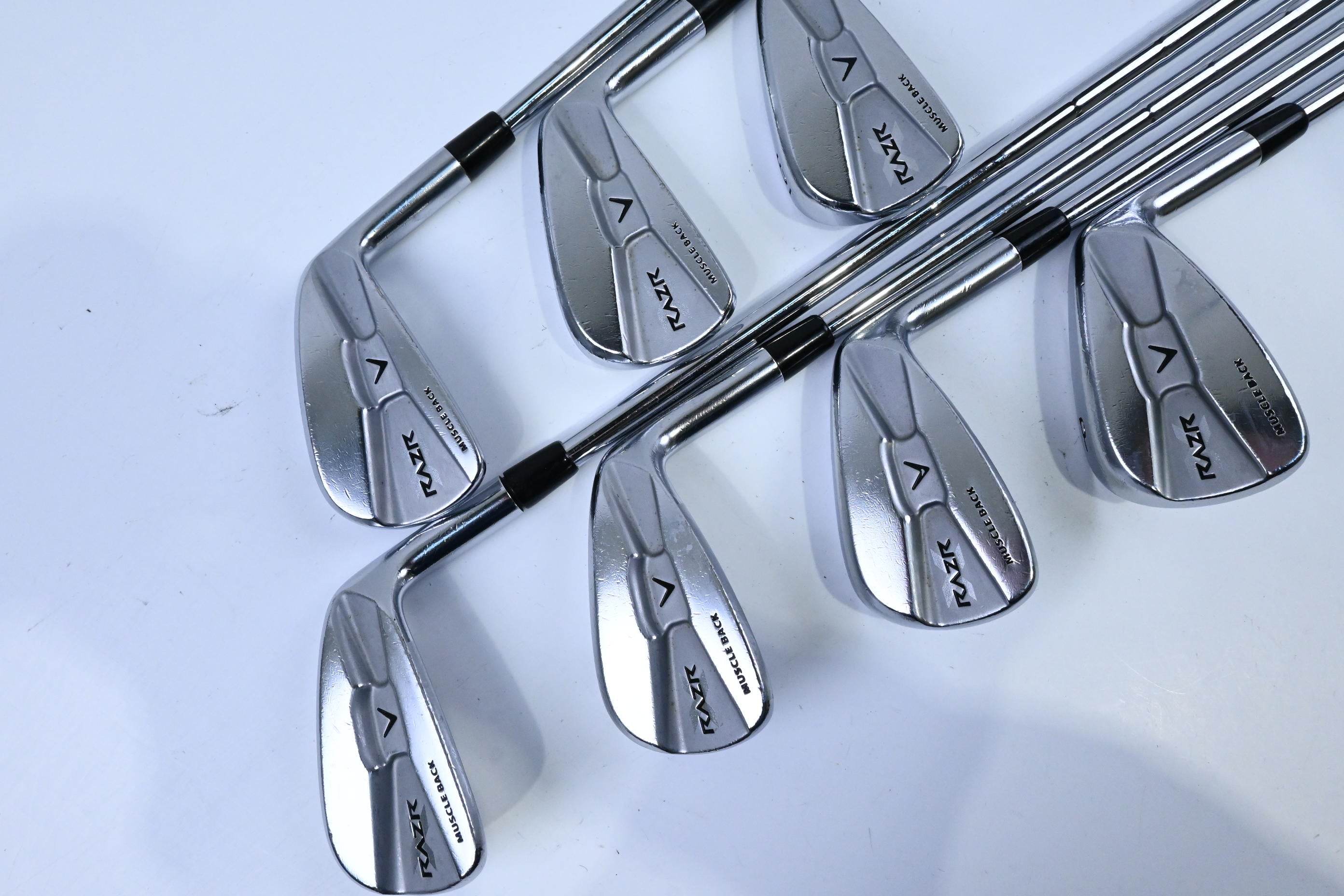 Callaway RAZR X Muscleback Irons / 4-PW / Stiff Flex KBS Tour Shafts